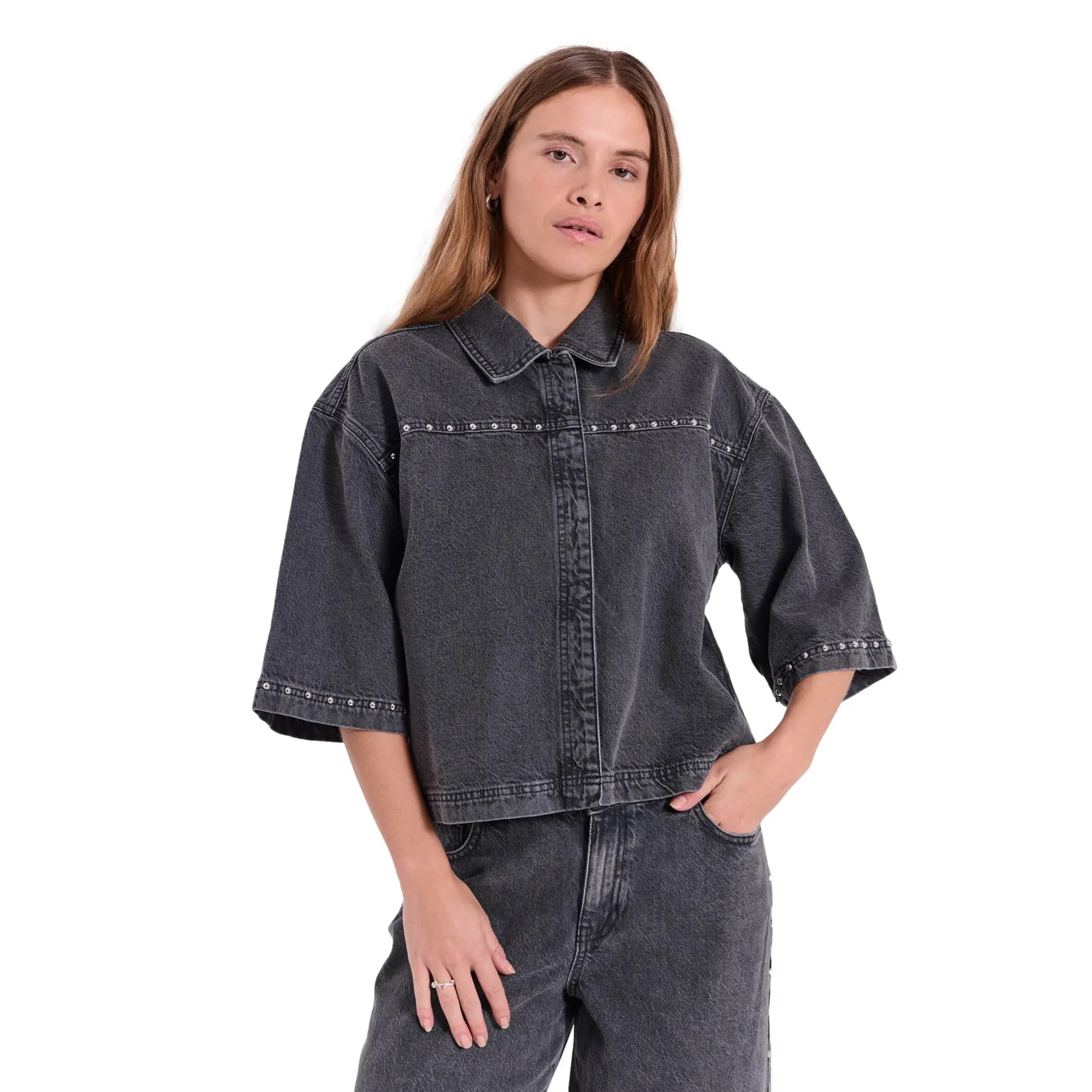Camicia da donna in denim  Asta