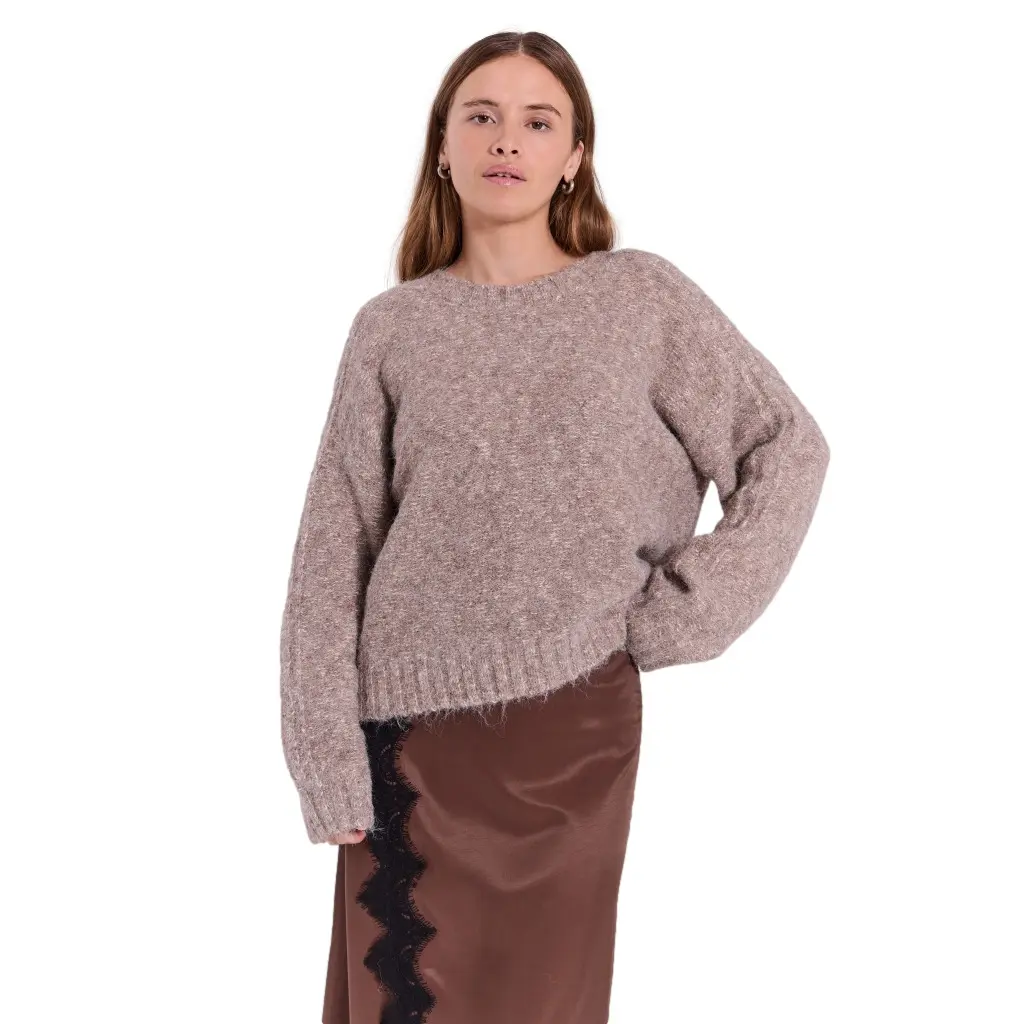 Cardigan in Maglia Morbida da Donna Norr Lillen