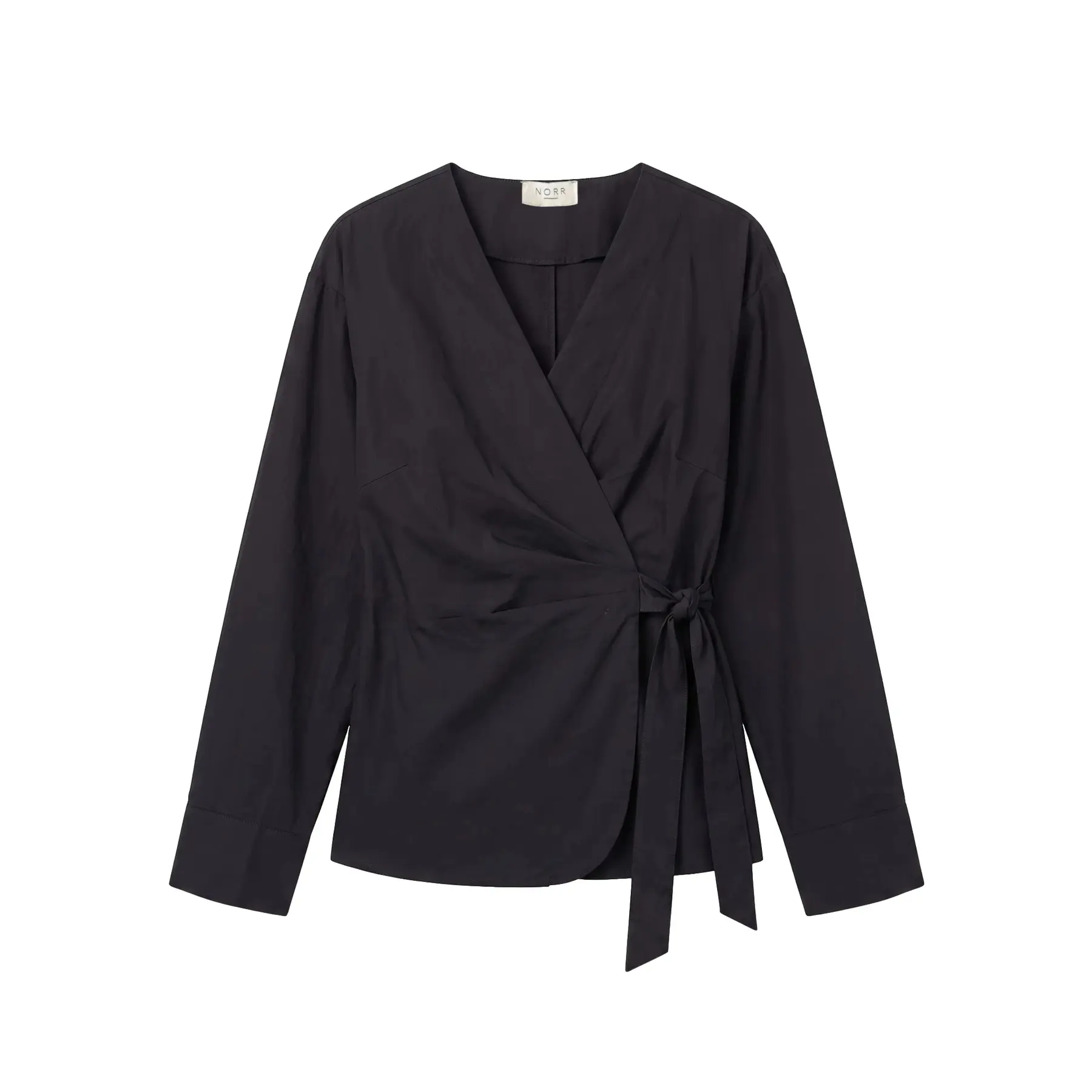 Norr Women's Noir Long Sleeve Blouse Fraser
