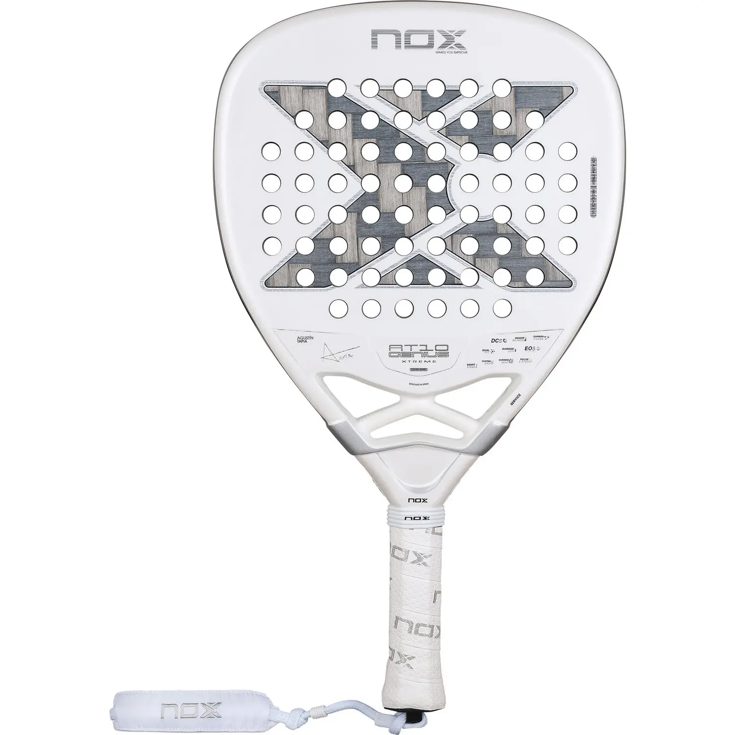 Racchetta da paddle Nox AT10 Genius Attack 12K Alum Xtrem par Agustín Tapia