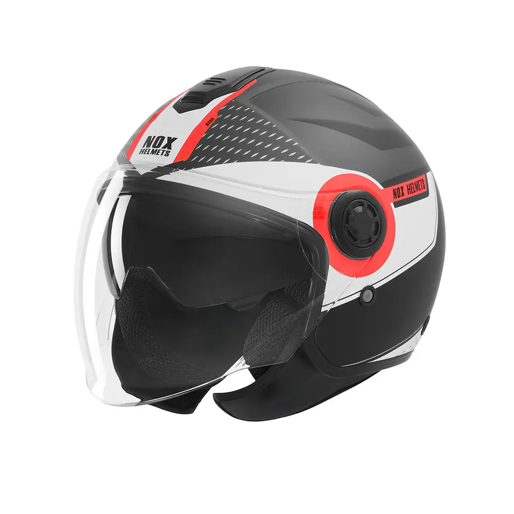 Jet-Motorradhelm Nox Premium N182 Round
