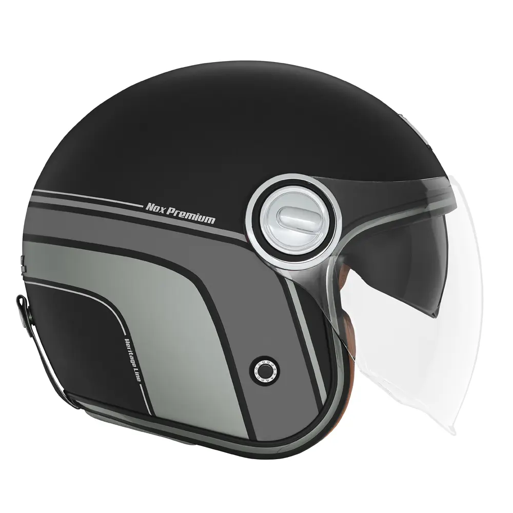 Casco da moto jet Nox Premium Heritage