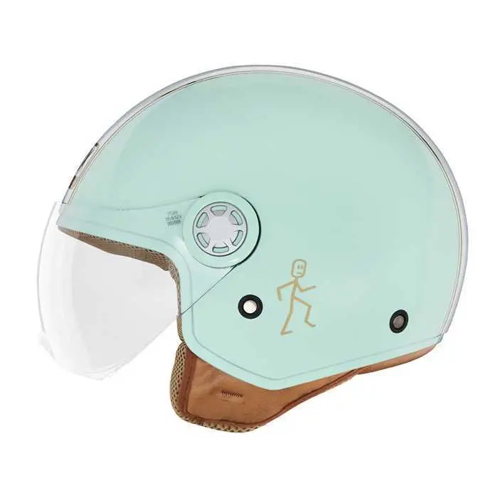 Casco da bici da moto jet Nox N210 Evo