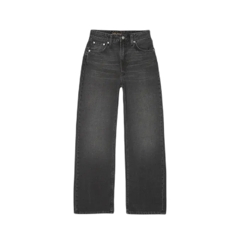 Weite Damenjeans Nudie Jeans Clean Eileen Night Dune Black