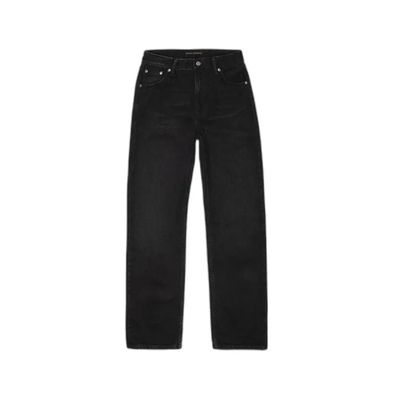 Tapered Jeans Damen Nudie Jeans Sharp Charlie Midnight Ash Black