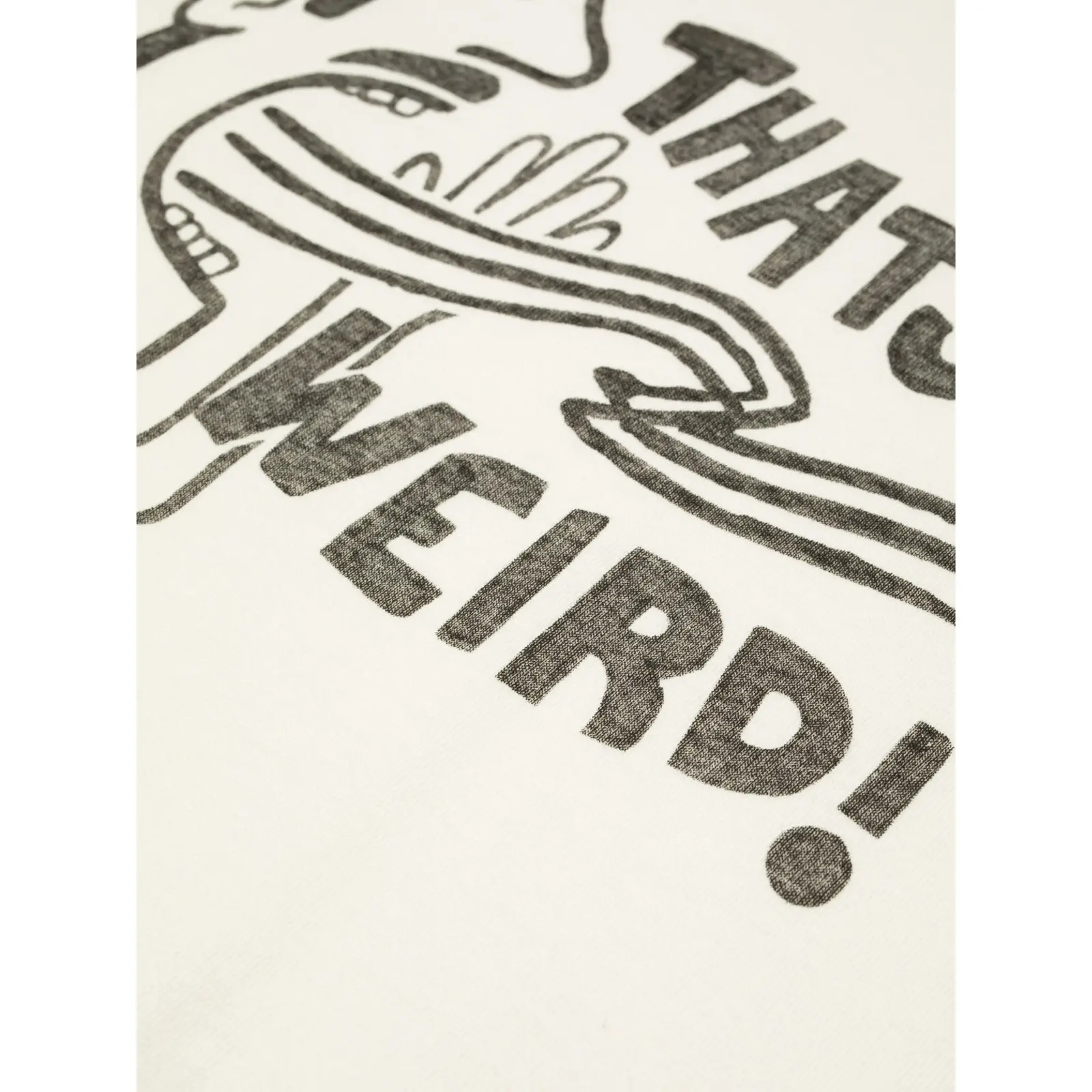 T-shirt Nudie Jeans Koffe Thats Weird