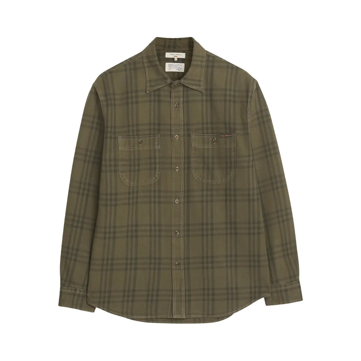 Camicia a quadri a maniche lunghe Nudie Jeans Julian Worker