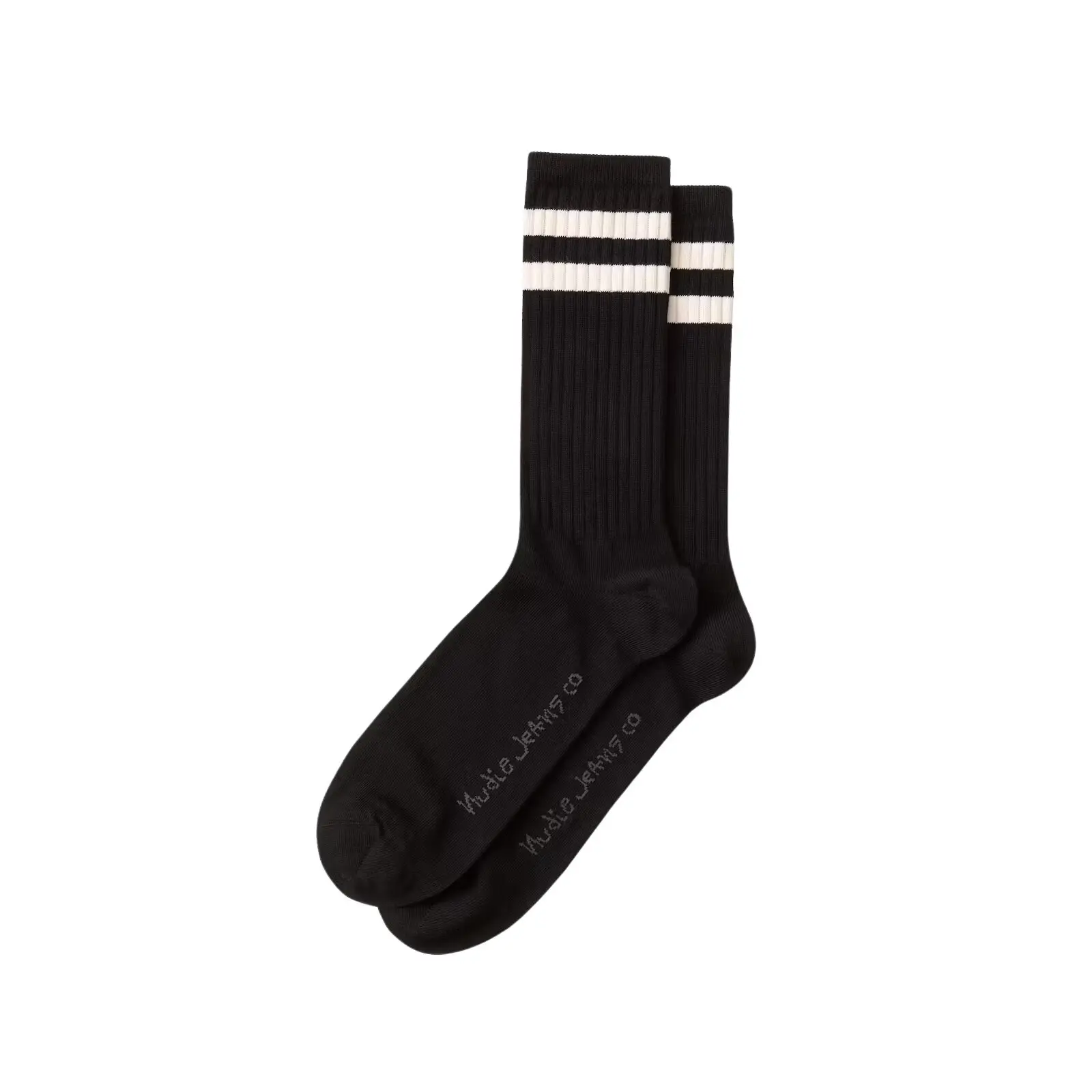 Nudie Jeans Black Socks Amundsson Sport