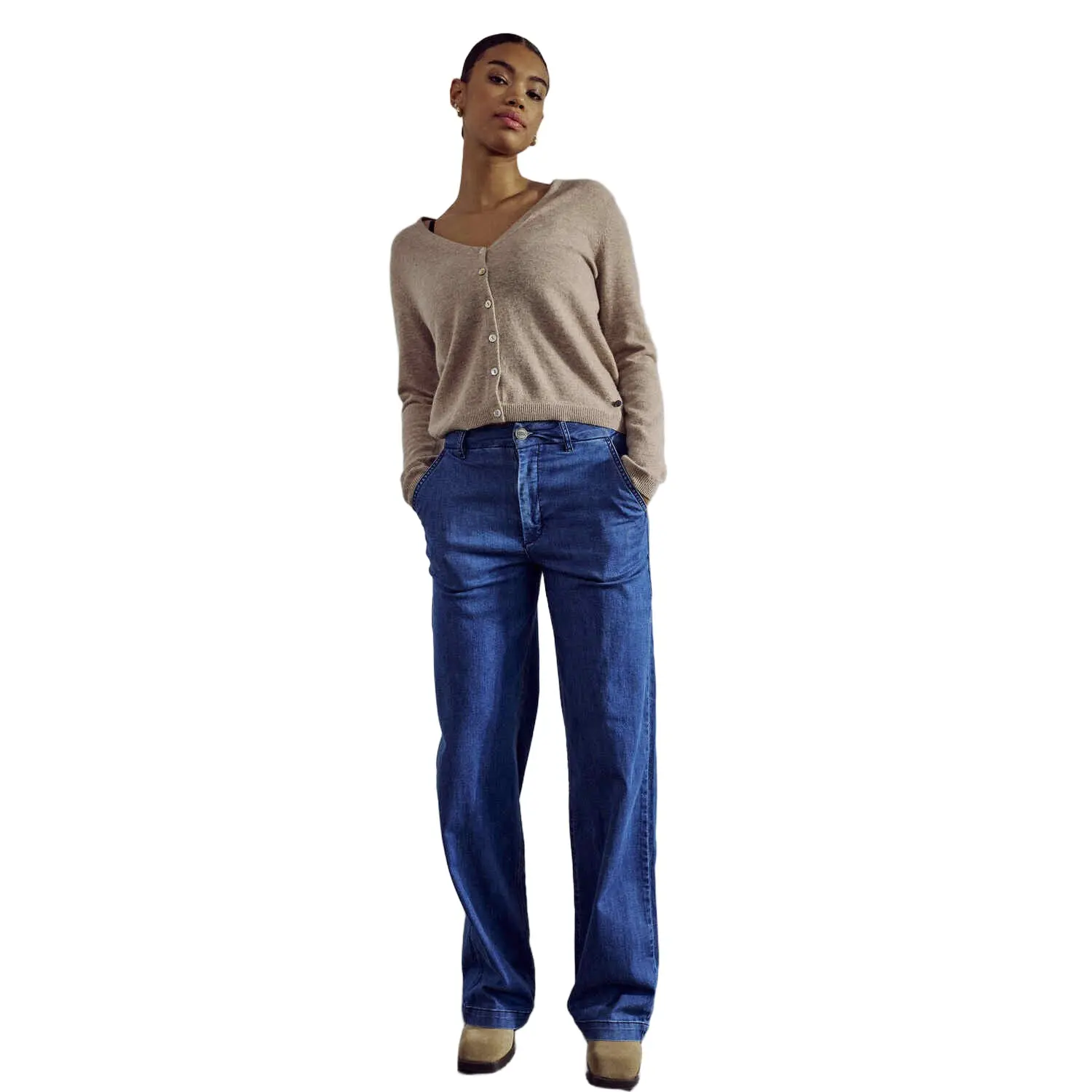 Weite Damenjeans Nümph Nuamber X Long