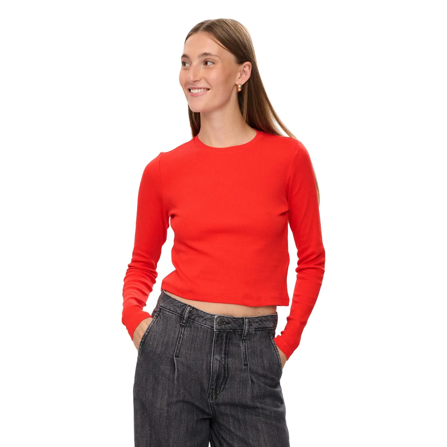 Langarm-T-Shirt für Damen Nümph Nuriley