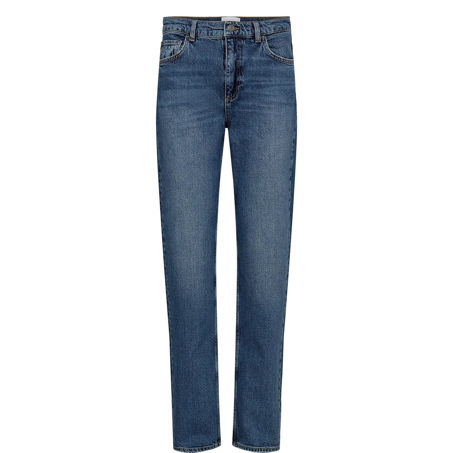 Nümph Women's Bleu Straight Jeans Oslo Hr
