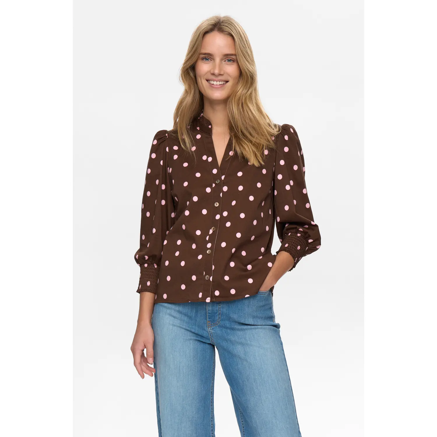 Langärmelige Bluse, Damen Nümph Nusine