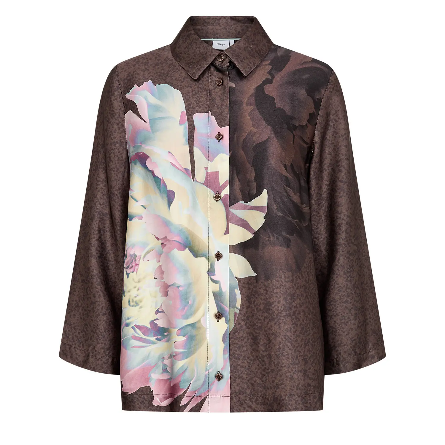 Langarm-Bluse Damen Nümph Nucrisa