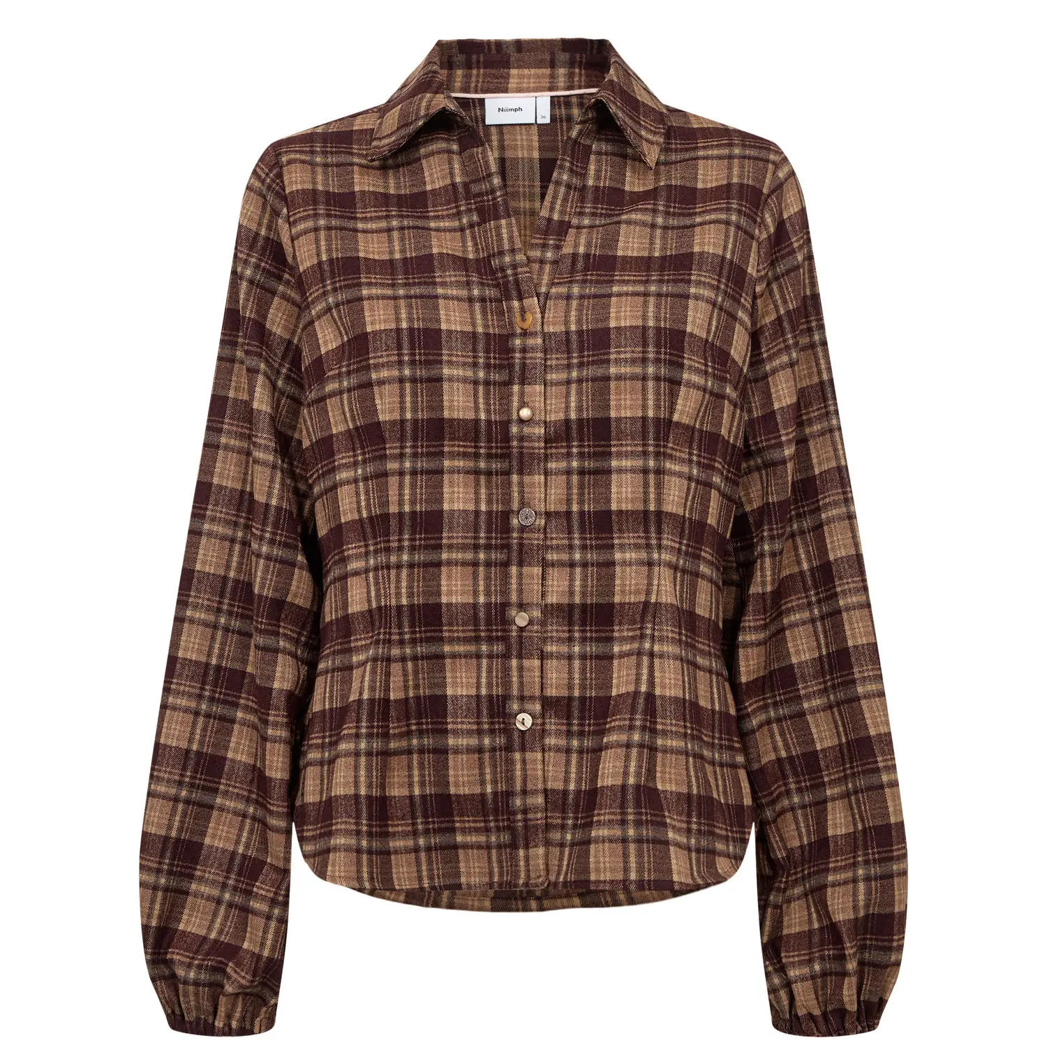 Langarm-Bluse Damen Nümph Nuglamy