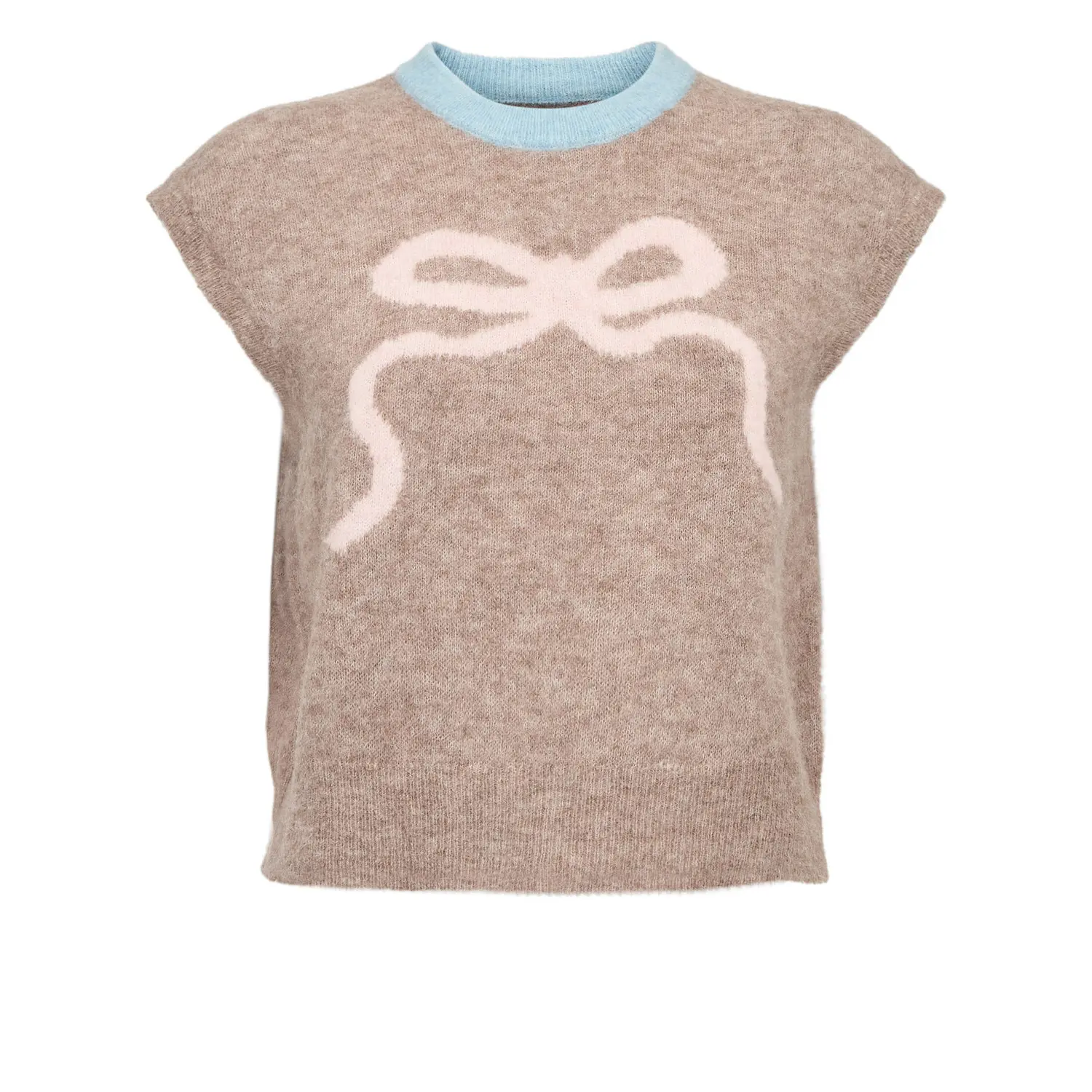Ärmelloser Pulli mit Schleife für Damen Nümph Nuriette
