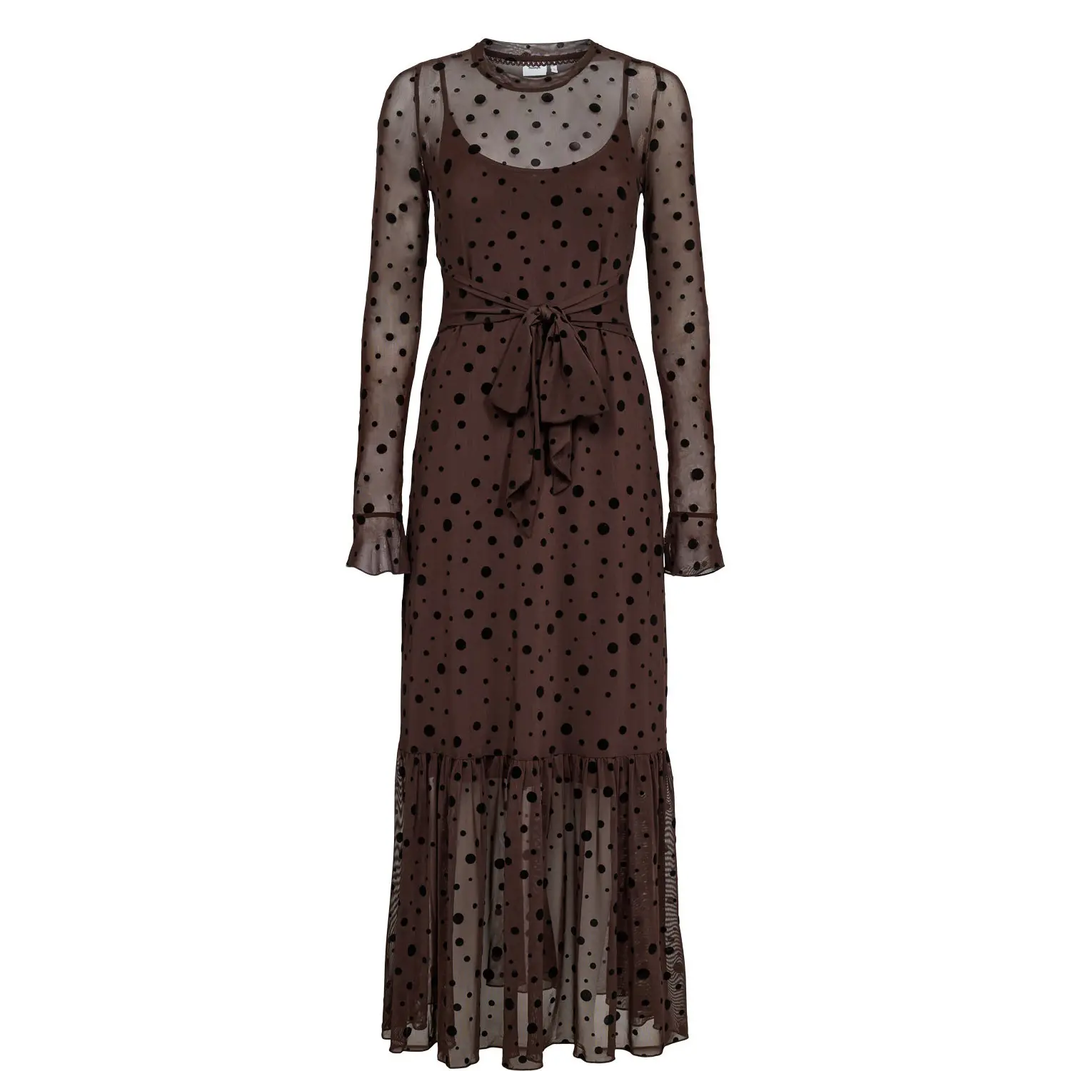 Kleid mit langen Ärmeln, Damen Nümph Nuevita