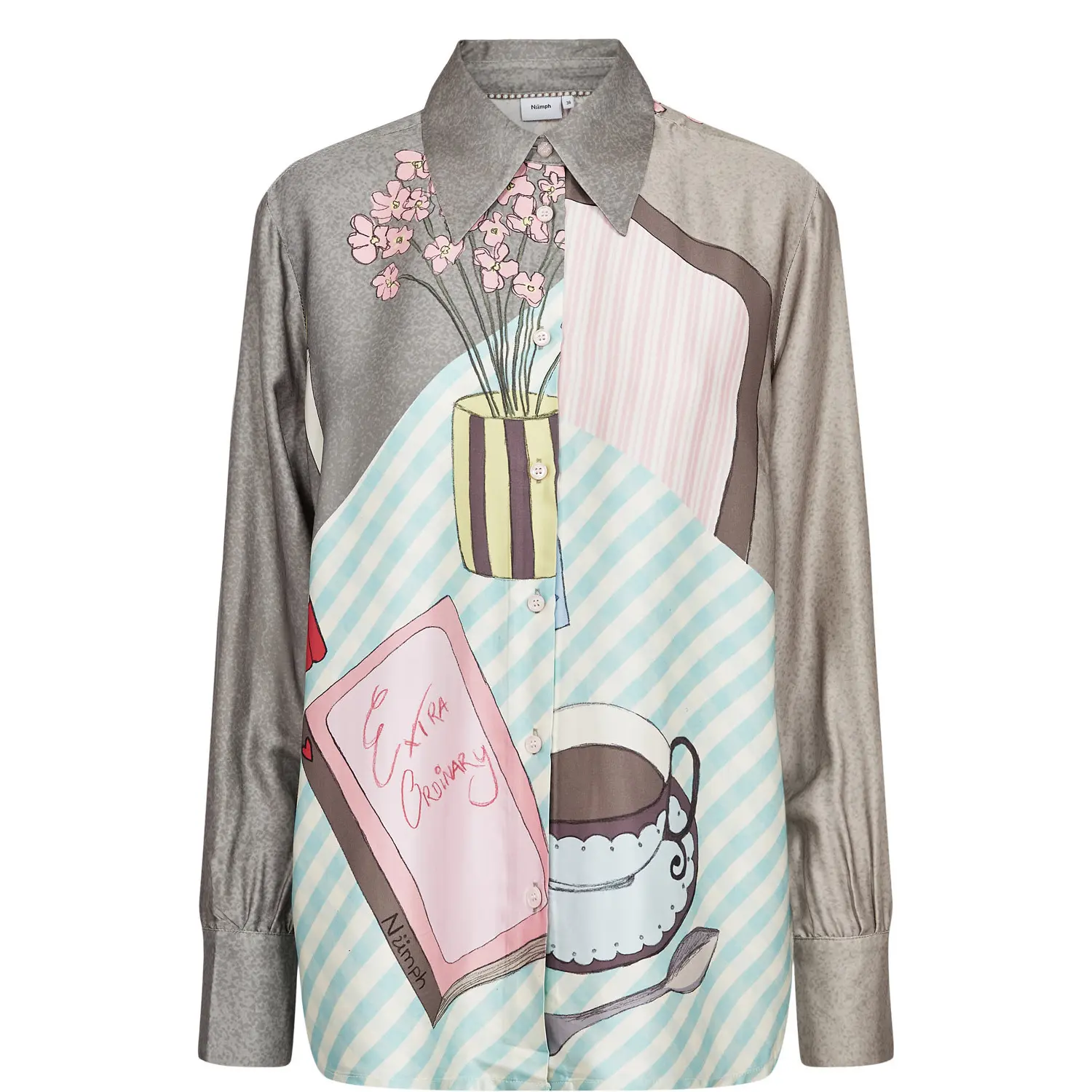Langarmshirt Damen Nümph Nualvira