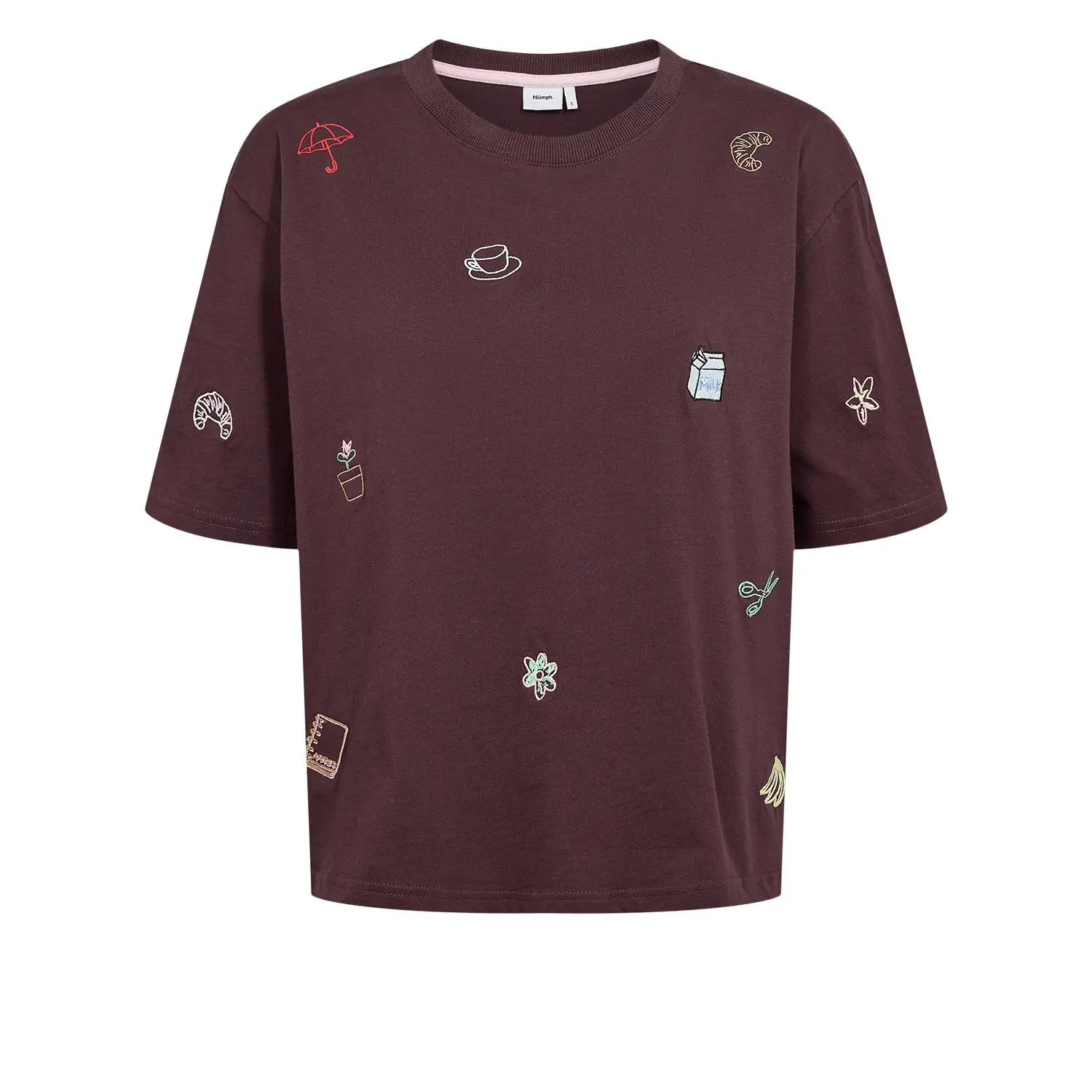 Damen T-Shirt Nümph Nuumba Boxy - Gots