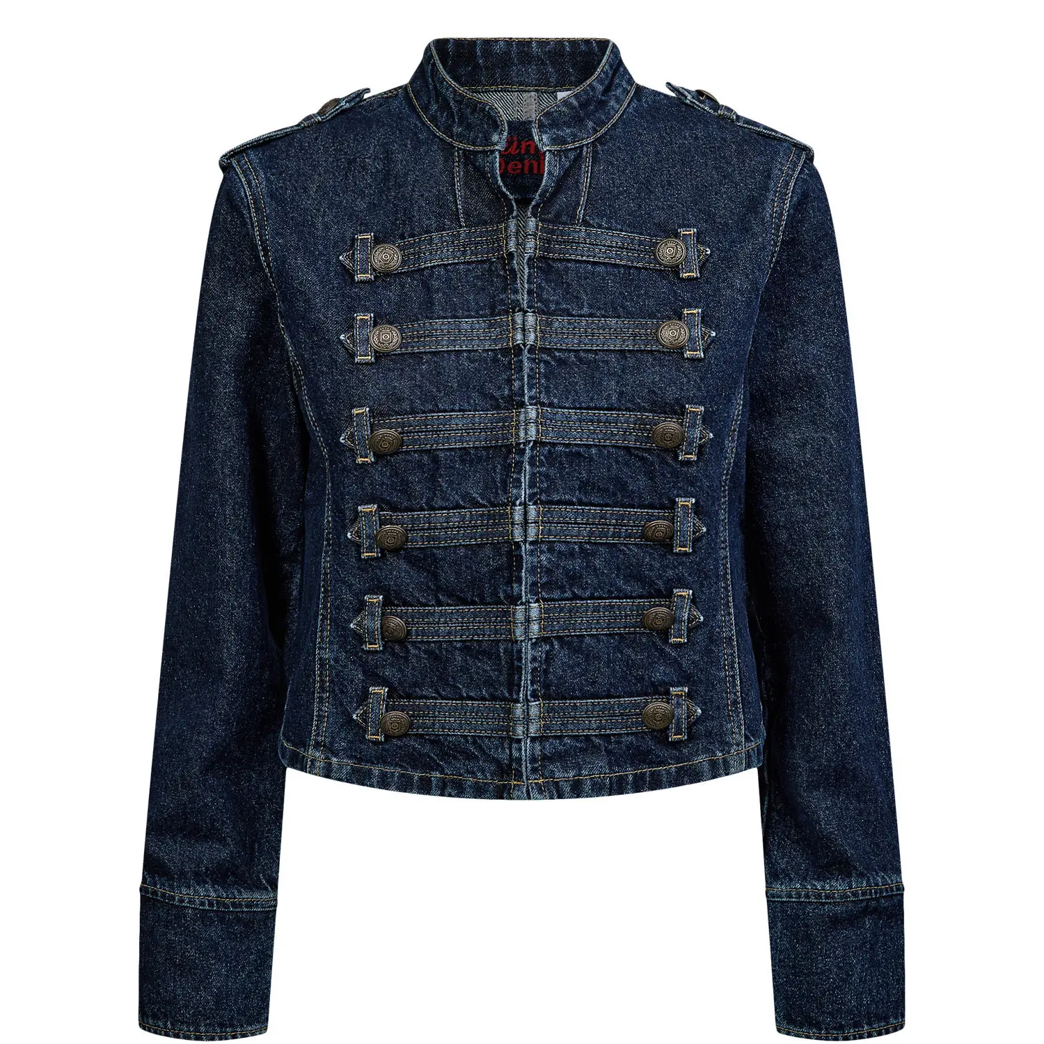 Damen Jeansjacke Slim Fit Nümph Nubillie