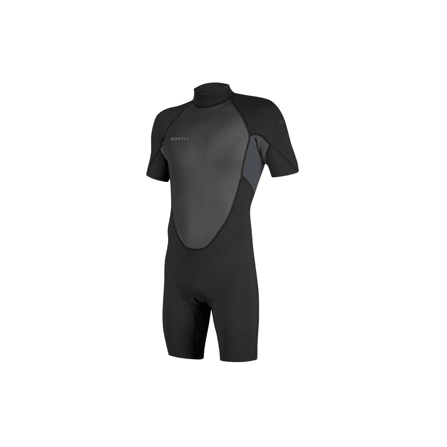 O´neill Wetsuits Reactor-2 2 Mm Spring Shorty Met Korte Mouwen En Rits Op De Rug Zwart XL Man