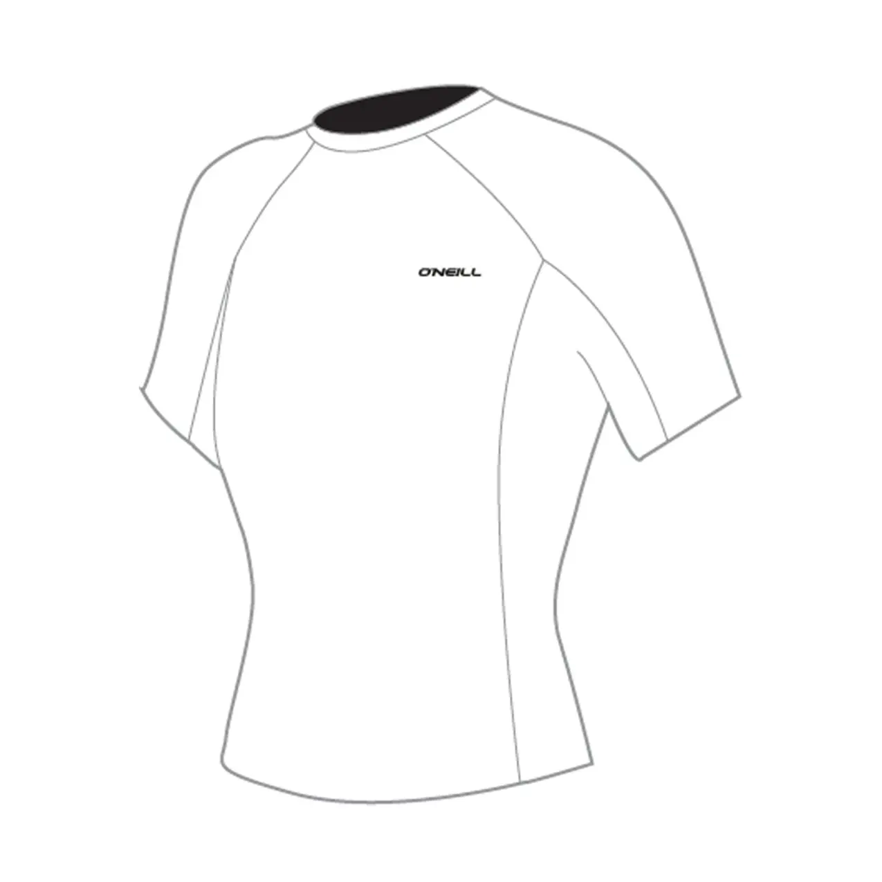 2026 O'Neill Dames Basis Skins Korte Mouw Lycra Vest - White