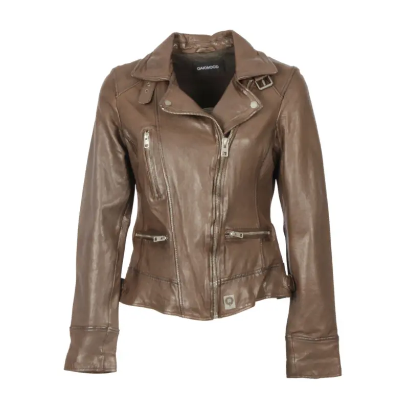 Lederjacke Damen Oakwood Video