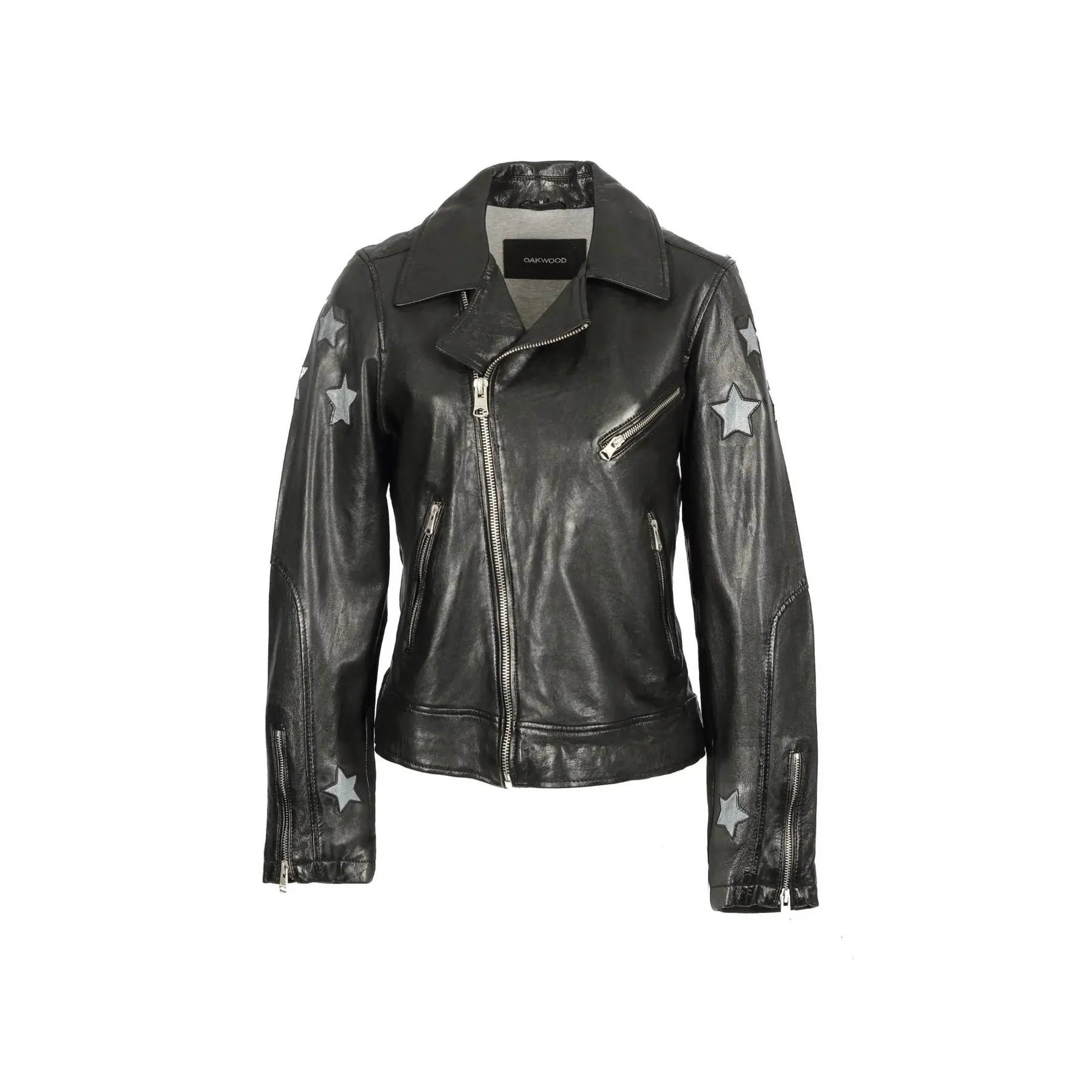 Lederjacke Damen Oakwood ED Gold Stars