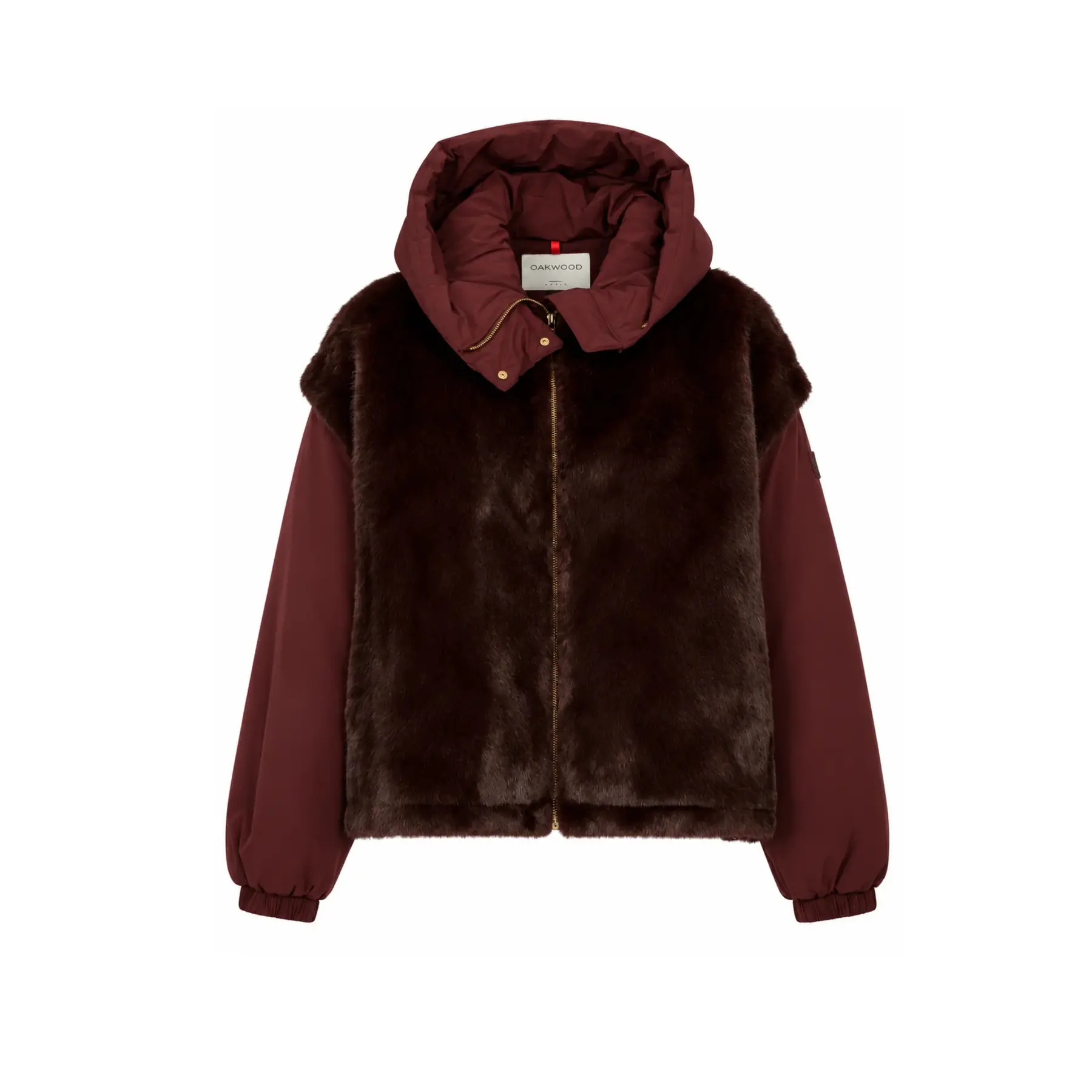 Damen-Hoodie aus Kunstfell Oakwood Etna