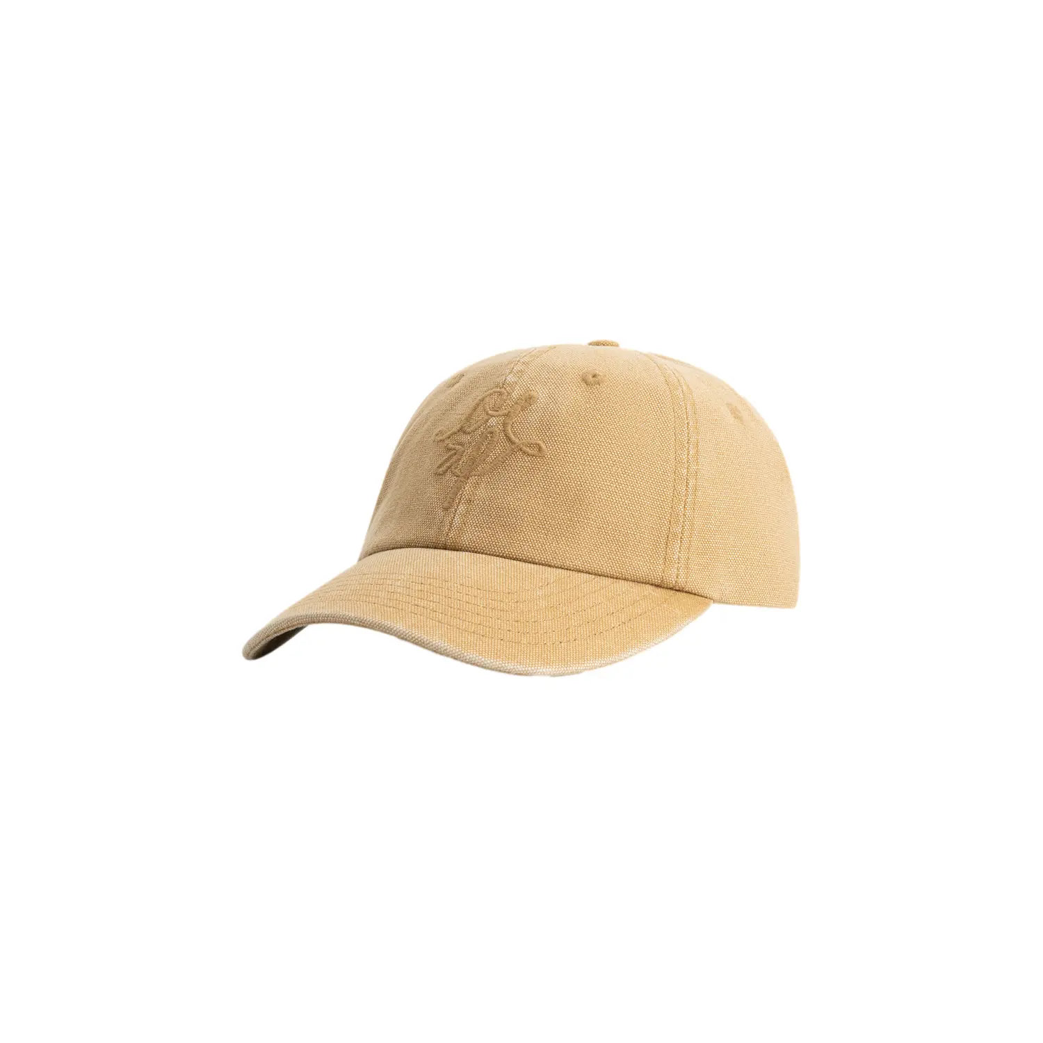 Cappellino Olaf Hussein Monogram Washed Canvas