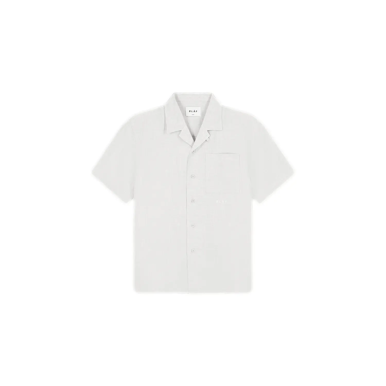 Camicia in lino a maniche corte Olaf Hussein Blend