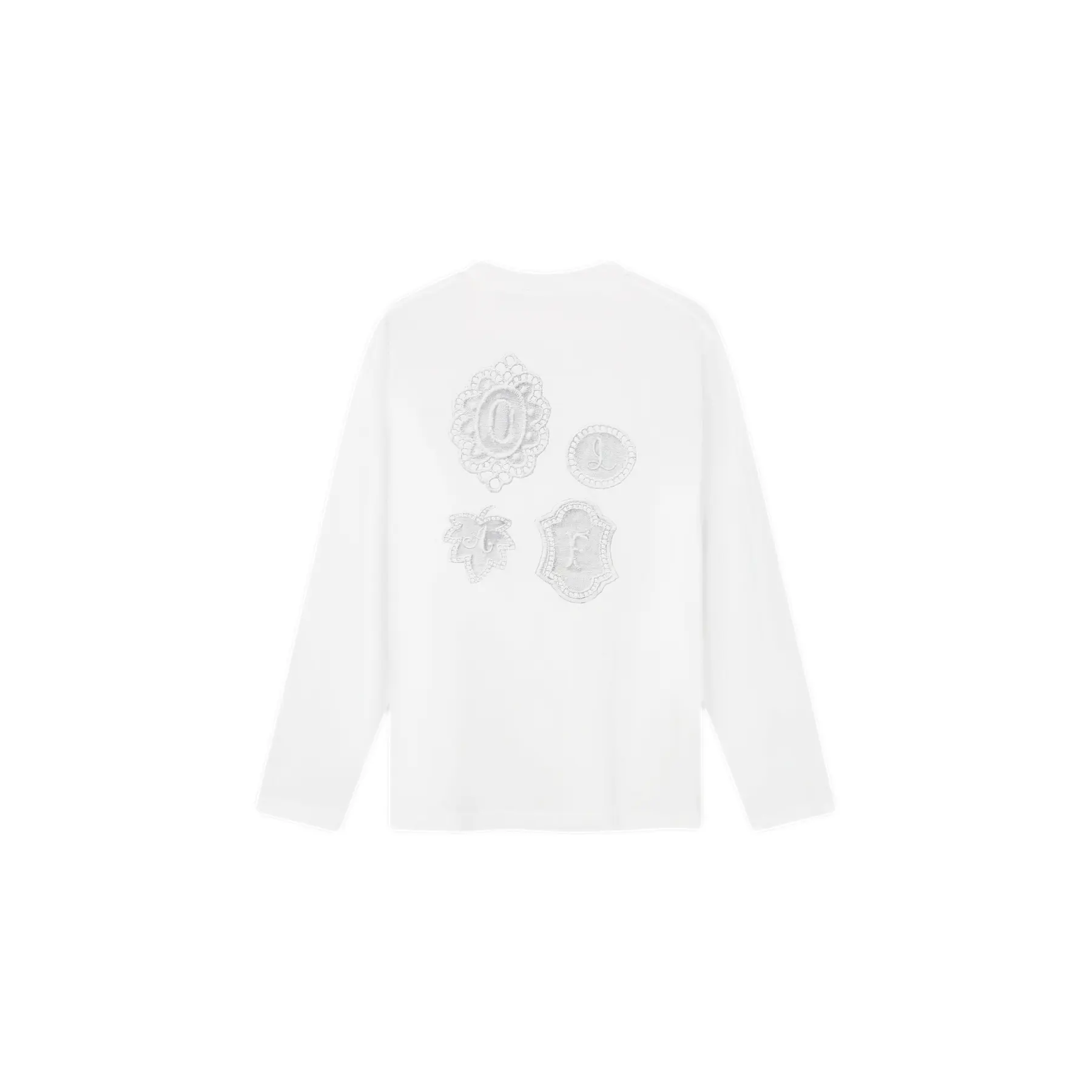 Langarm-T-Shirt Olaf Hussein Doily