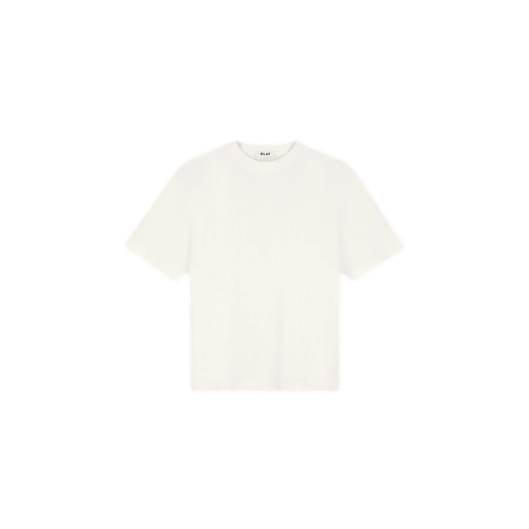 Geribbelde T-shirt Olaf Hussein