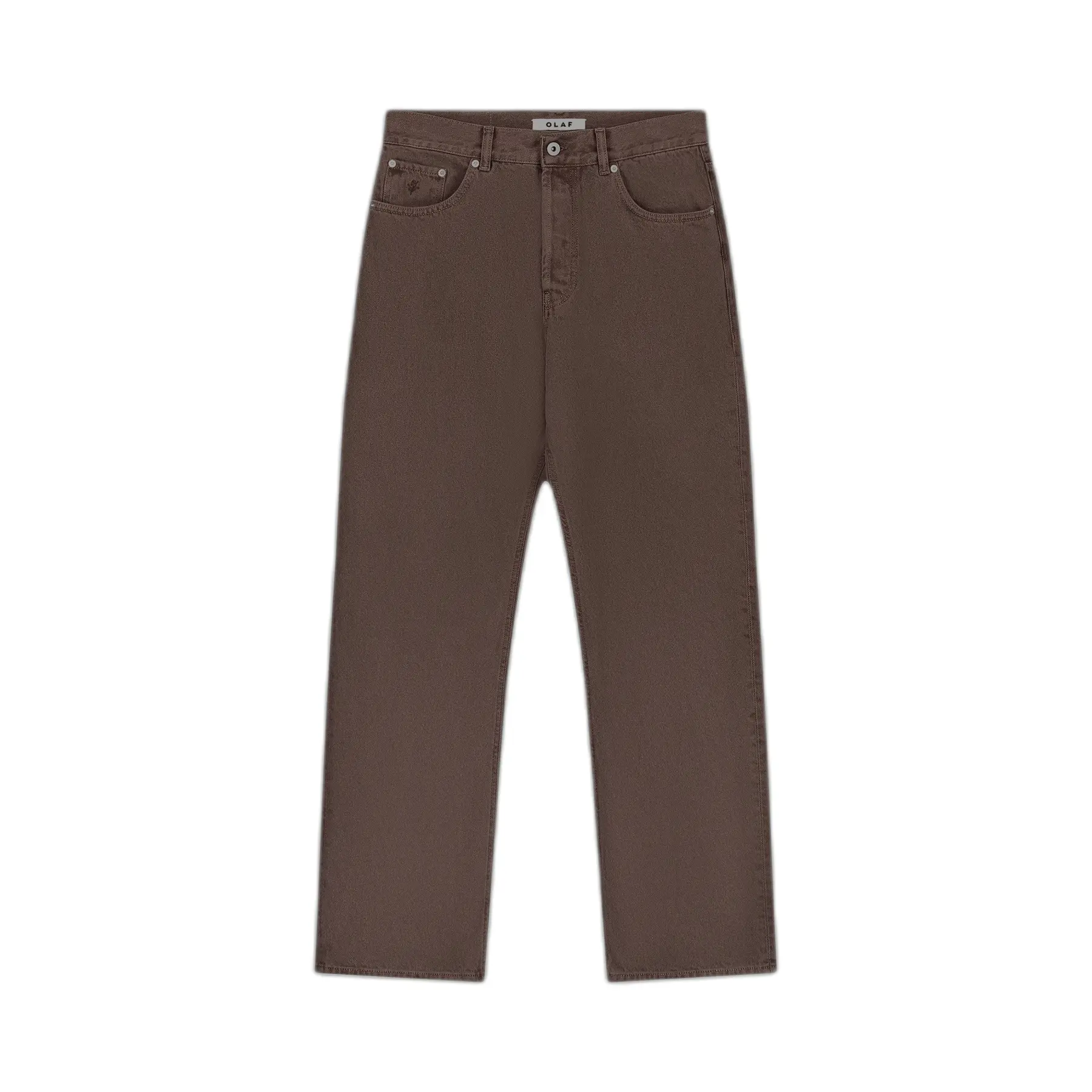 Pantalon Gewassen Klassiek Serge Olaf Hussein