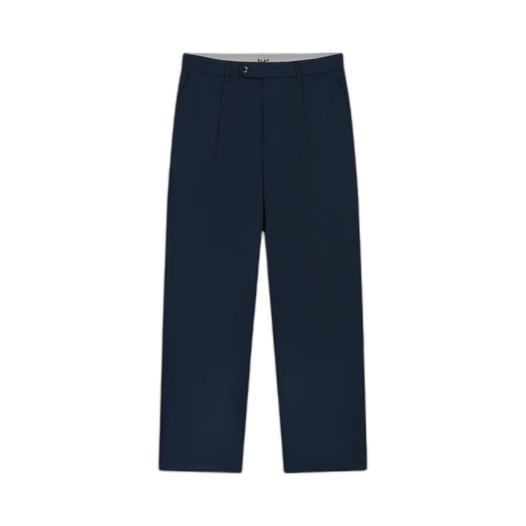 Leren plissé casual broek Olaf Hussein Blend