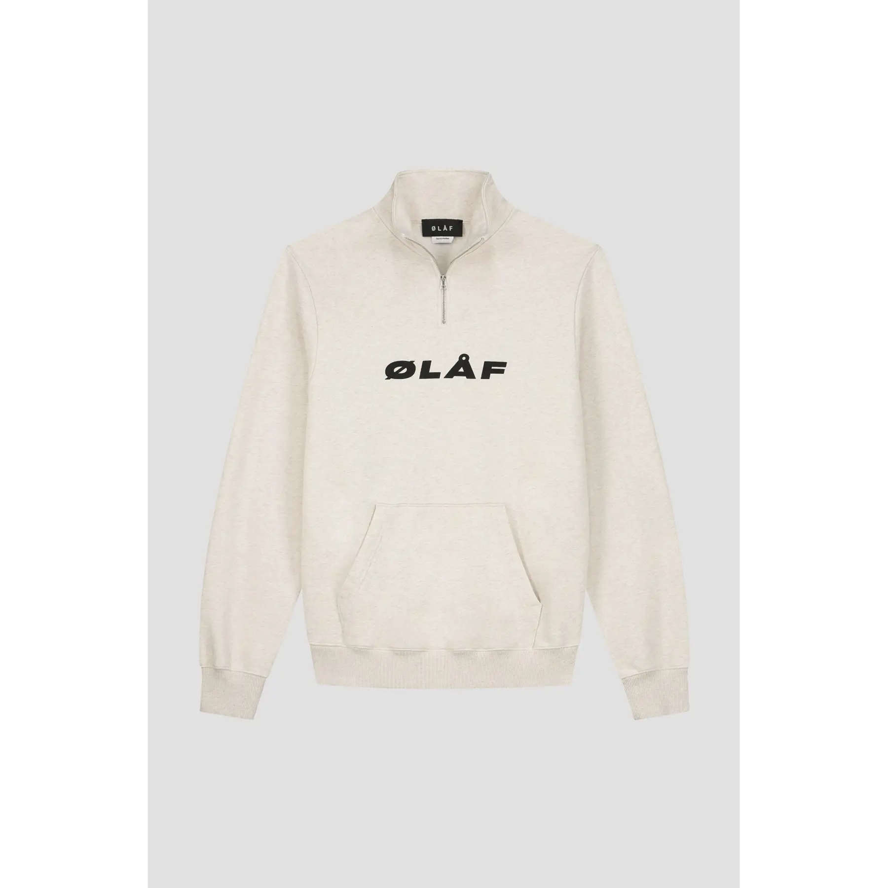 Stehkragen-Ziphoodie Olaf Hussein Italic