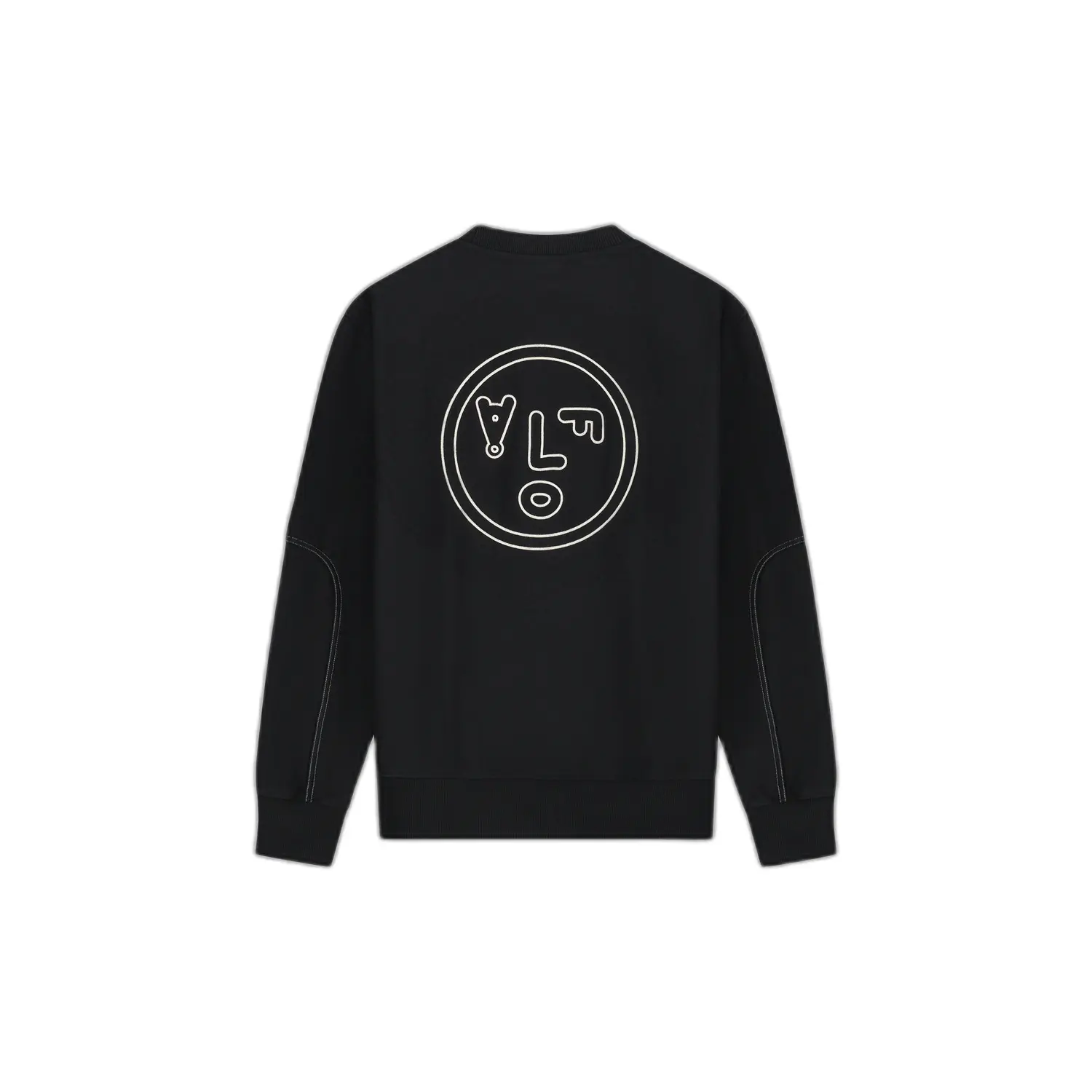 Rundhalsausschnitt Sweatshirt Olaf Hussein Face