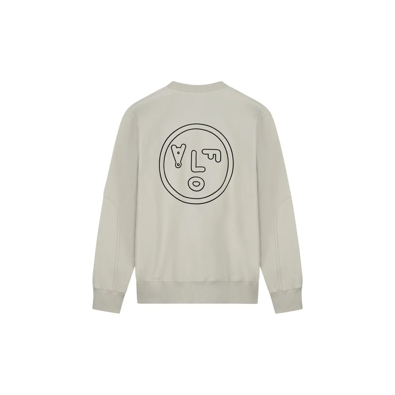 Rundhalsausschnitt Sweatshirt Olaf Hussein Face