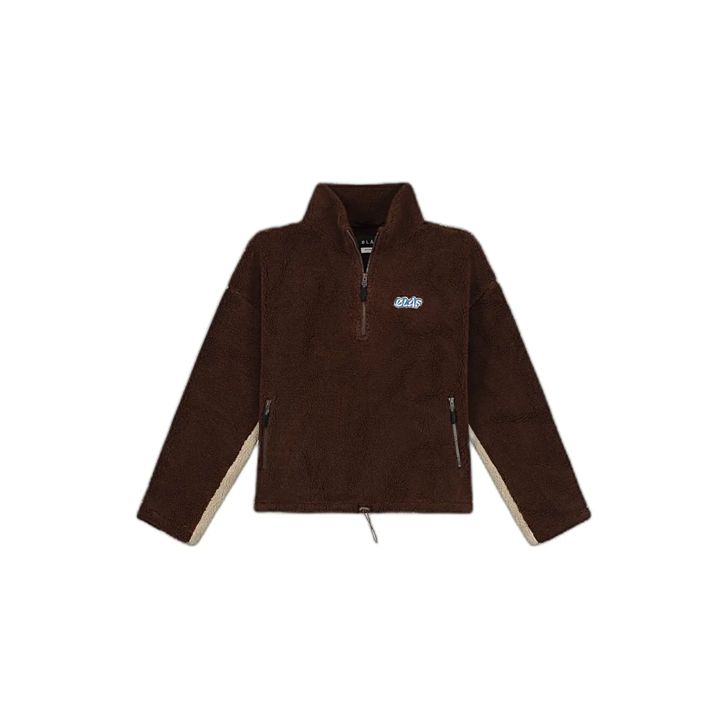 Donsjacket met hoge kraag van polar fleece voor dames Olaf Hussein