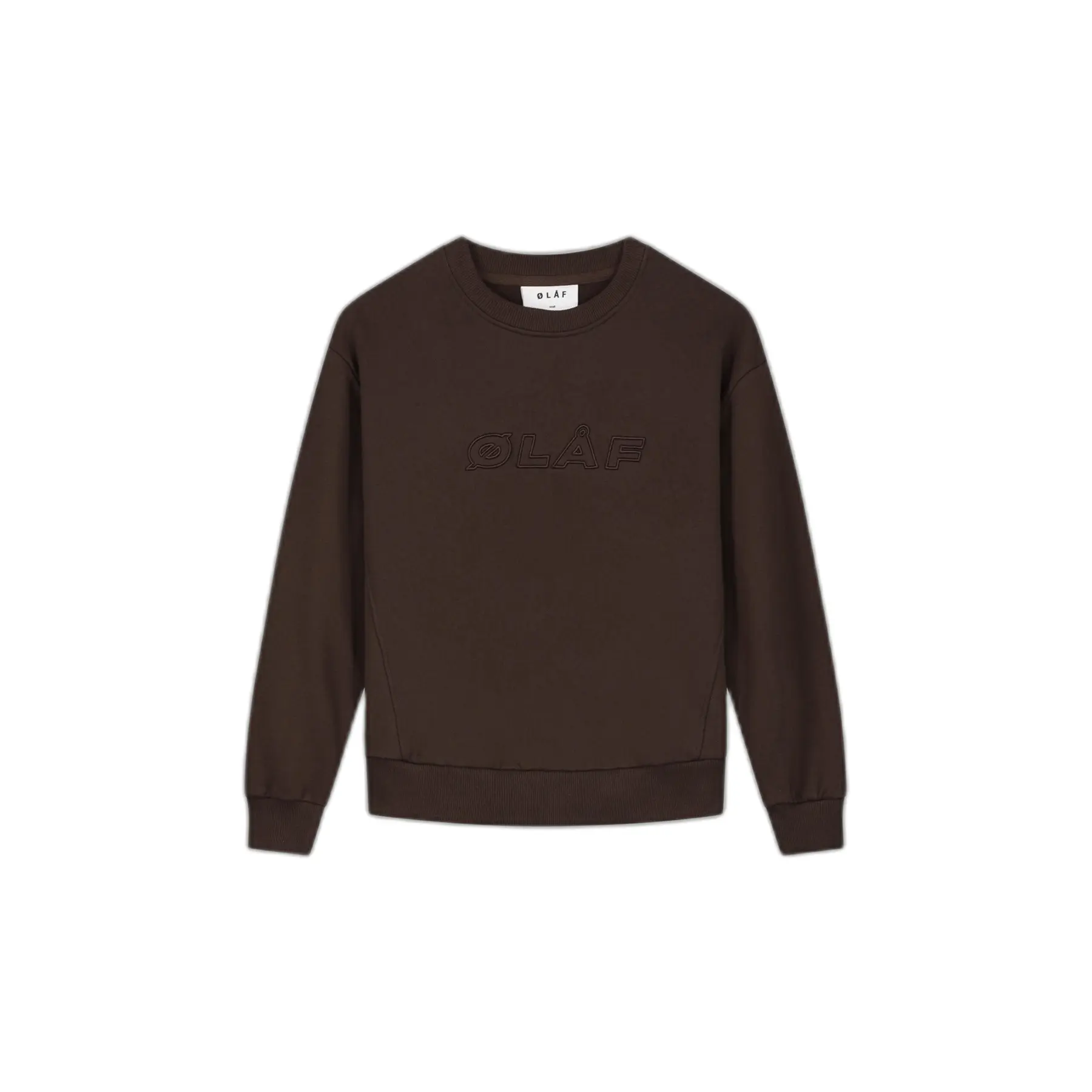 Sweatshirt mit Rundhalsausschnitt, Damen Olaf Hussein Italic