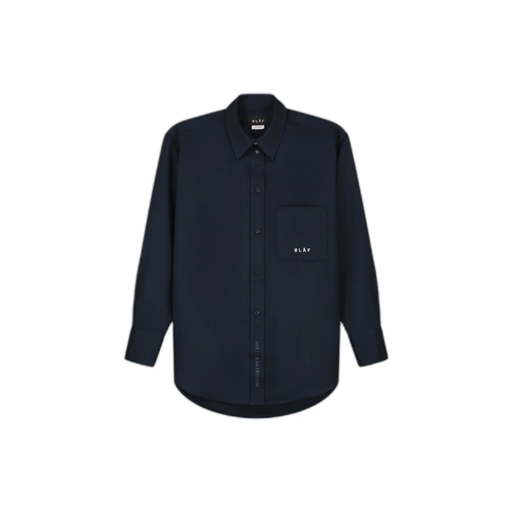 Vrouwelijke vloeiende blouse Olaf Hussein