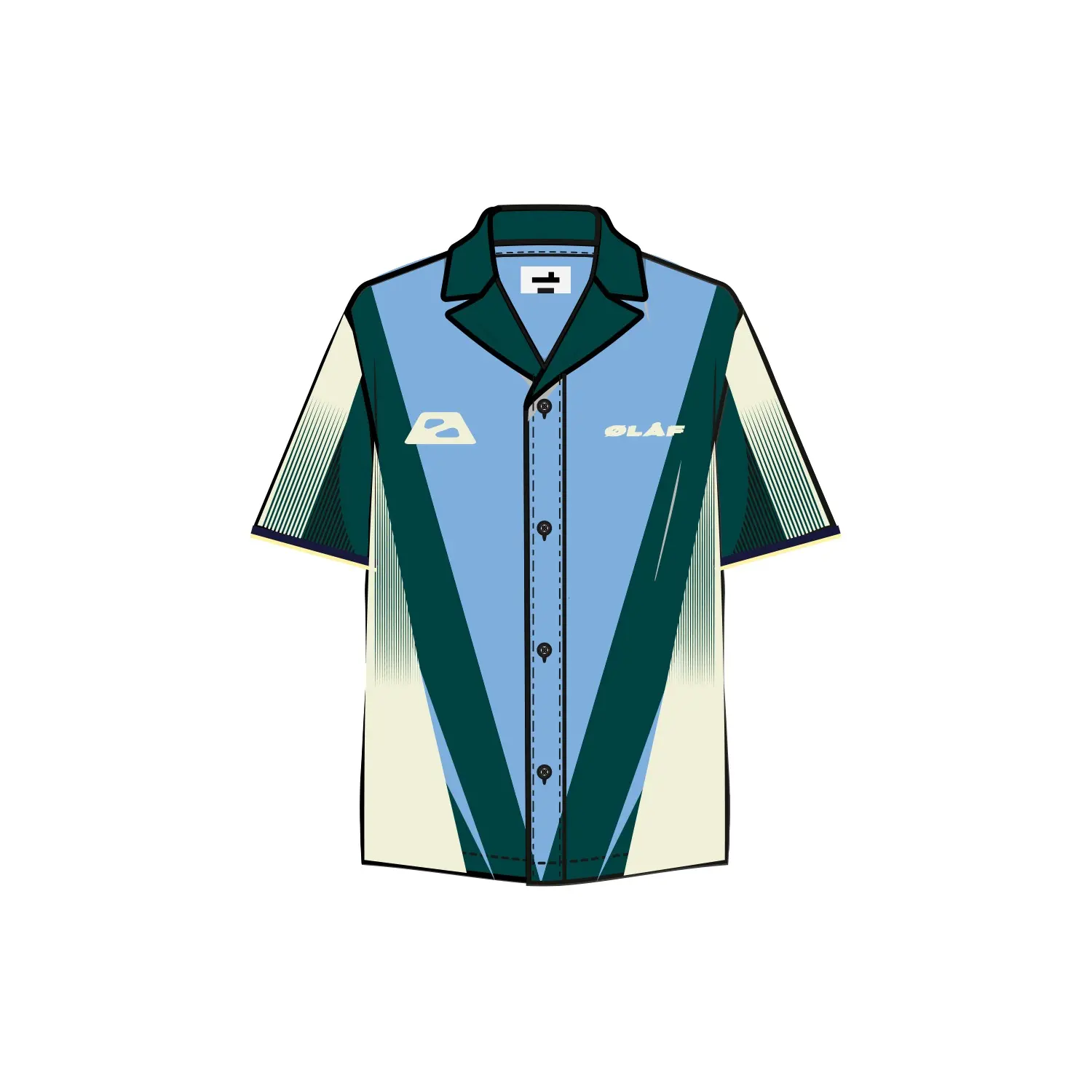 Dames Camp Collar Blouse Olaf Hussein