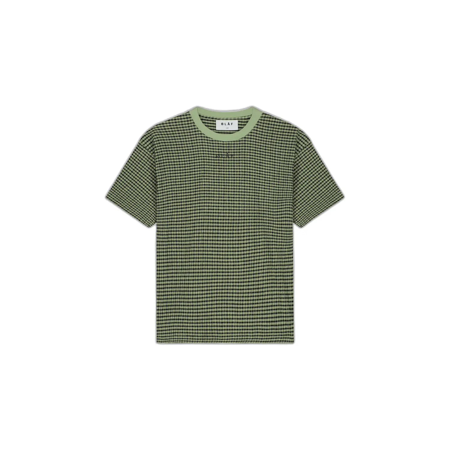 Seersucker T-shirt voor dames Olaf Hussein