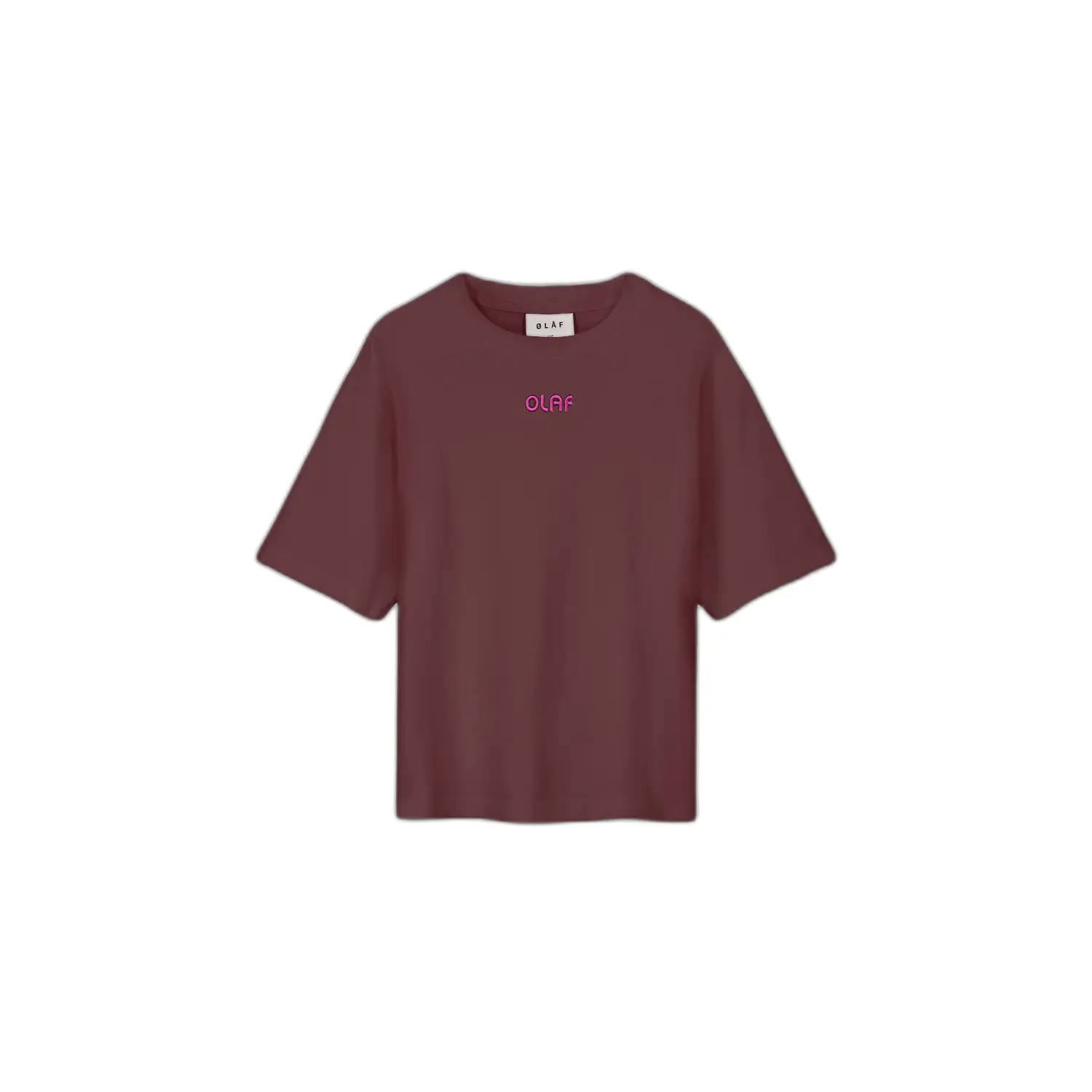 Boxy t-shirt voor dames Olaf Hussein Interlock