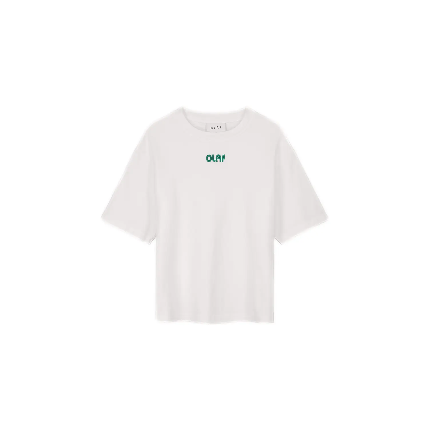 Boxy t-shirt voor dames Olaf Hussein Interlock