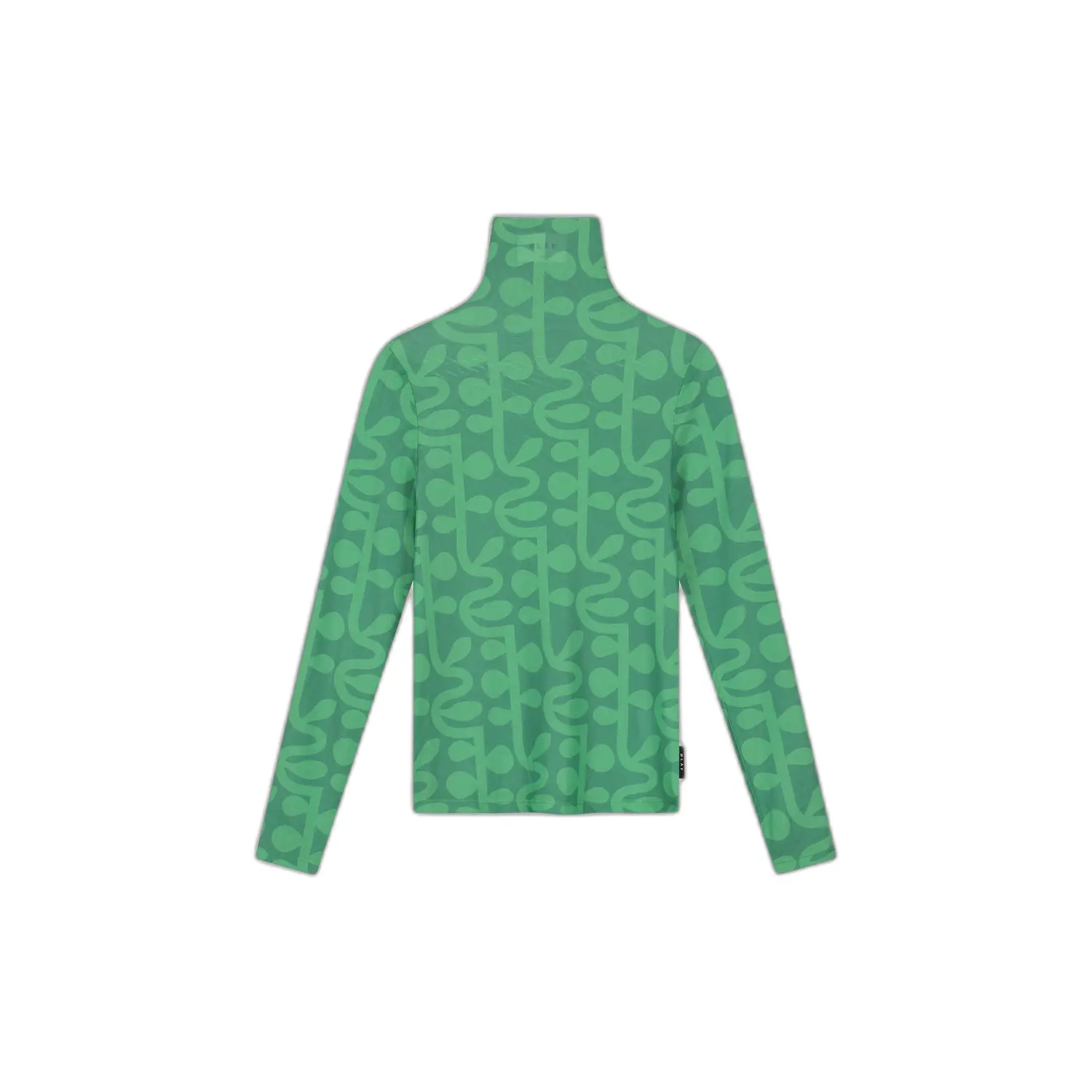 Dames-T-shirt met hoge hals Olaf Hussein Vigne AOP