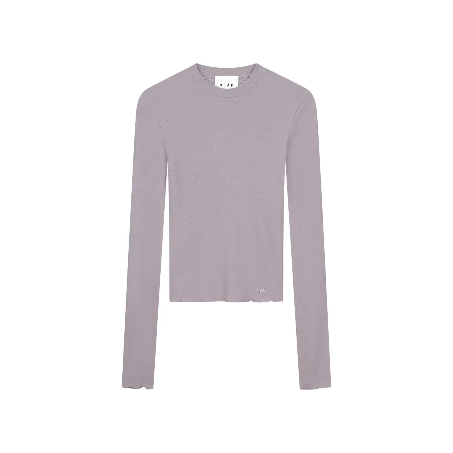Dames-T-shirt met lange mouwen Olaf Hussein Mini Logo