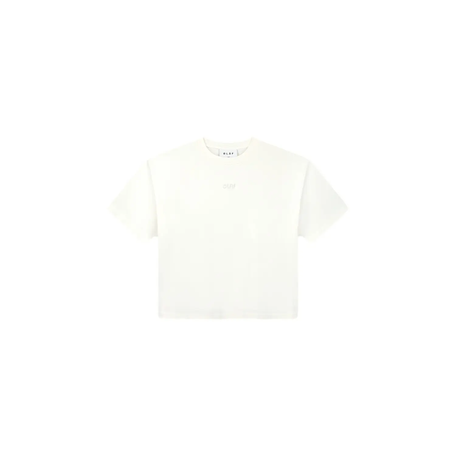 Boxy t-shirt voor dames Olaf Hussein Logo
