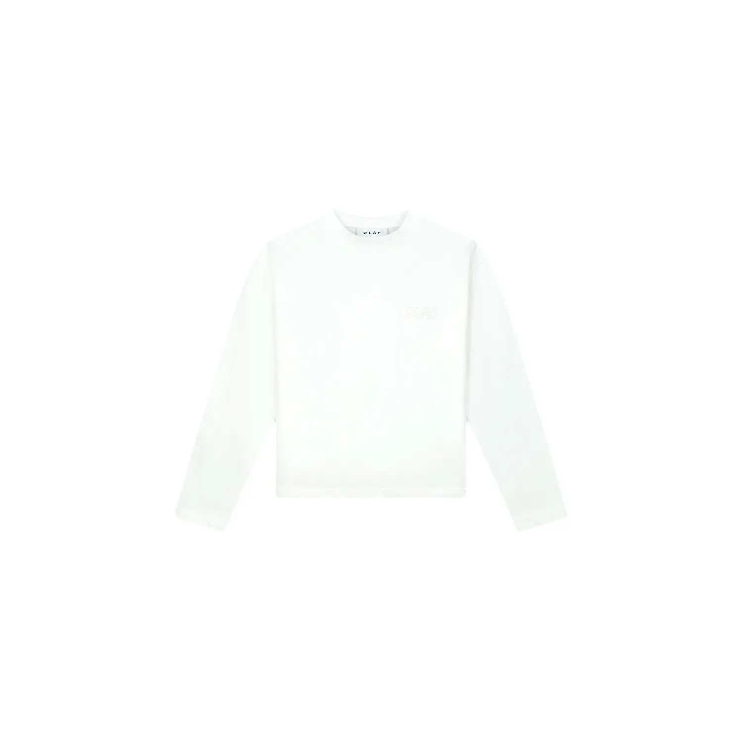 Dames-T-shirt met lange mouwen Olaf Hussein Outline Logo