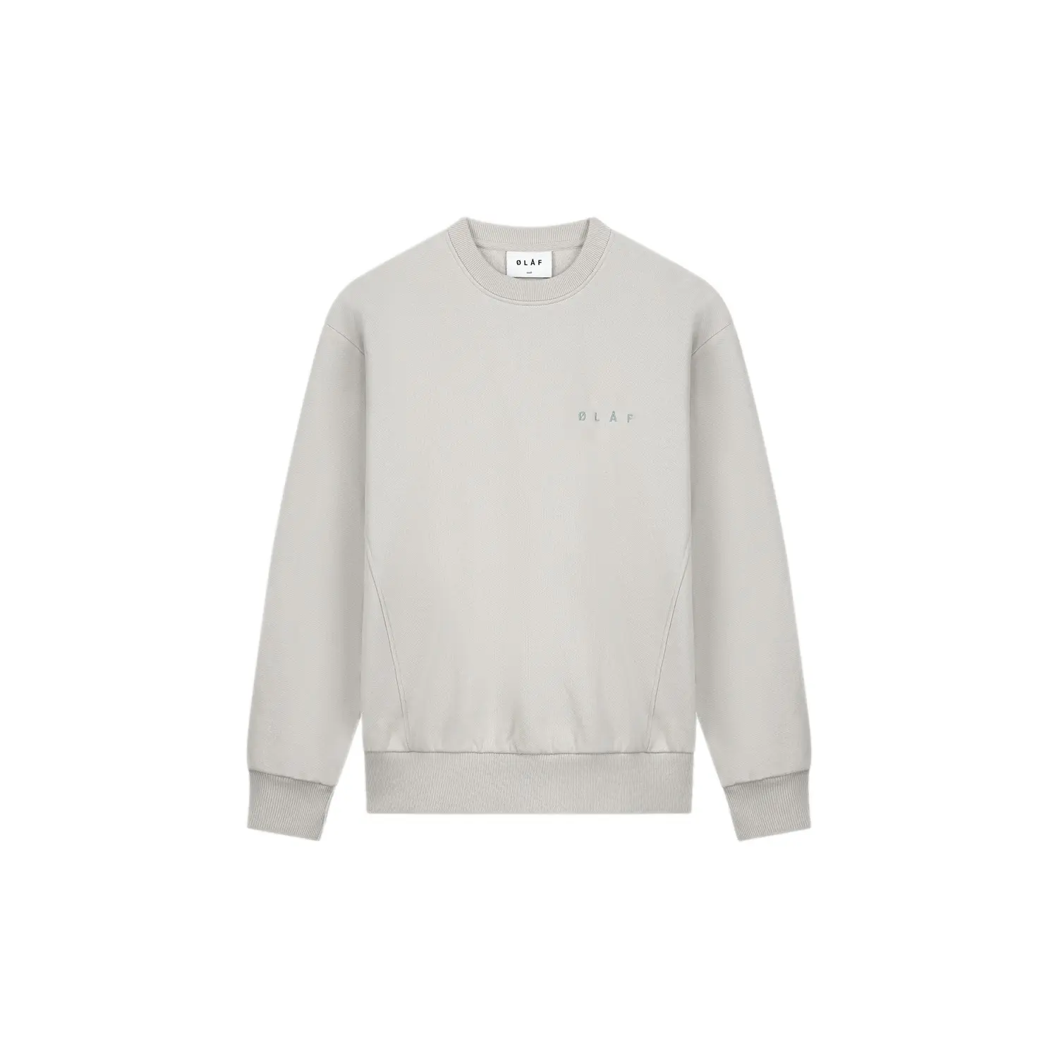 Sweatshirt mit Rundhalsausschnitt, Damen Olaf Hussein Face Point de chaînette