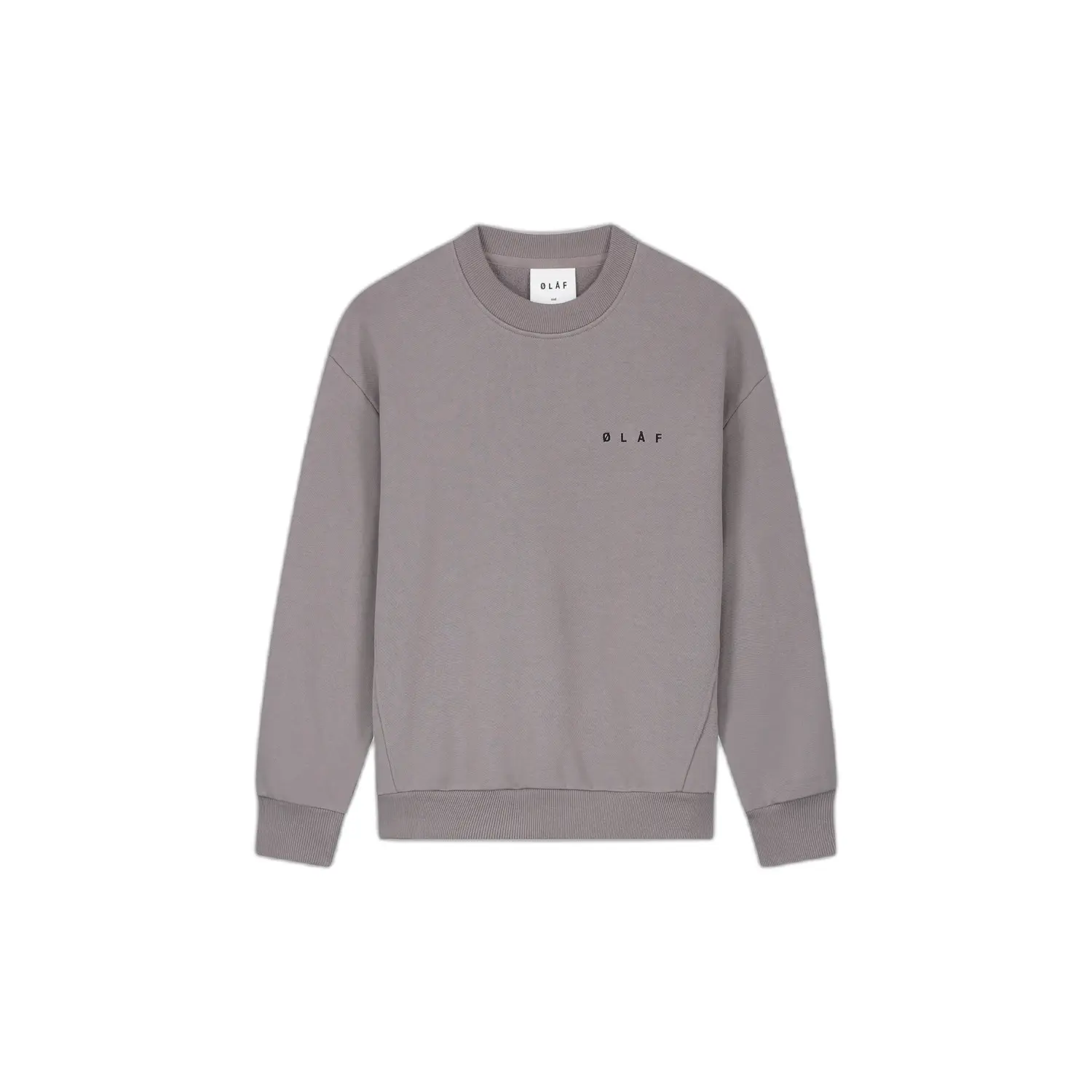 Sweatshirt mit Rundhalsausschnitt, Damen Olaf Hussein Face Point de chaînette